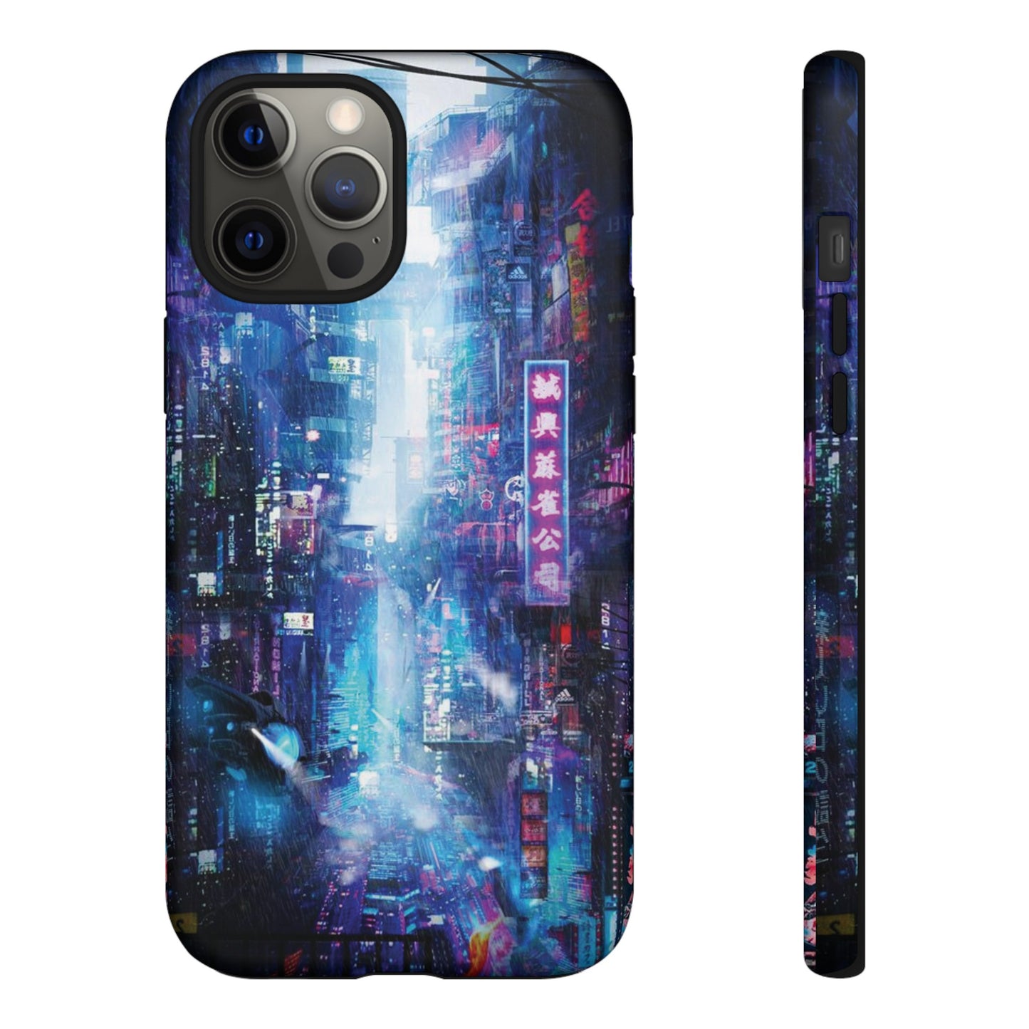 Night Life Futuristic City Wallpaper Phone Case | iPhone 15 Plus/ Pro, 14, 13, 12| Google Pixel 7, Pro, 5| Samsung Galaxy S23 All Major Phone Models