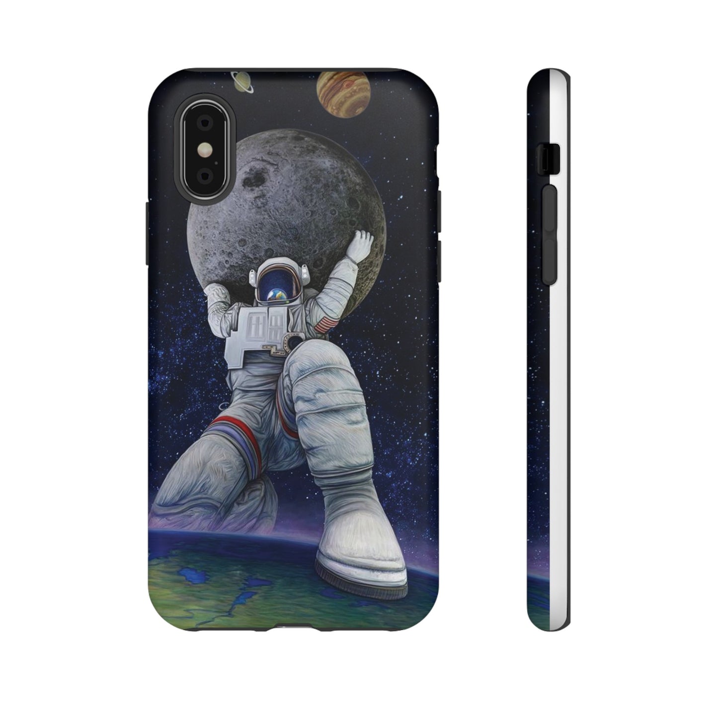 Astronaut Holding The Moon Phone Case | iPhone 15 Plus/ Pro, 14, 13, 12| Google Pixel 7, Pro, 5| Samsung Galaxy S23 All Major Phone Models