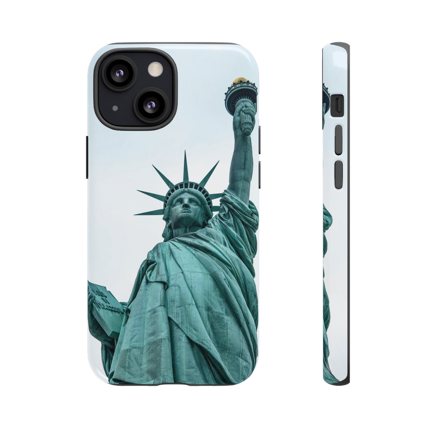 Statue of Liberty Wallpaper Phone Case | iPhone 15 Plus/ Pro, 14, 13, 12| Google Pixel 7, Pro, 5| Samsung Galaxy S23 All Major Phone Models