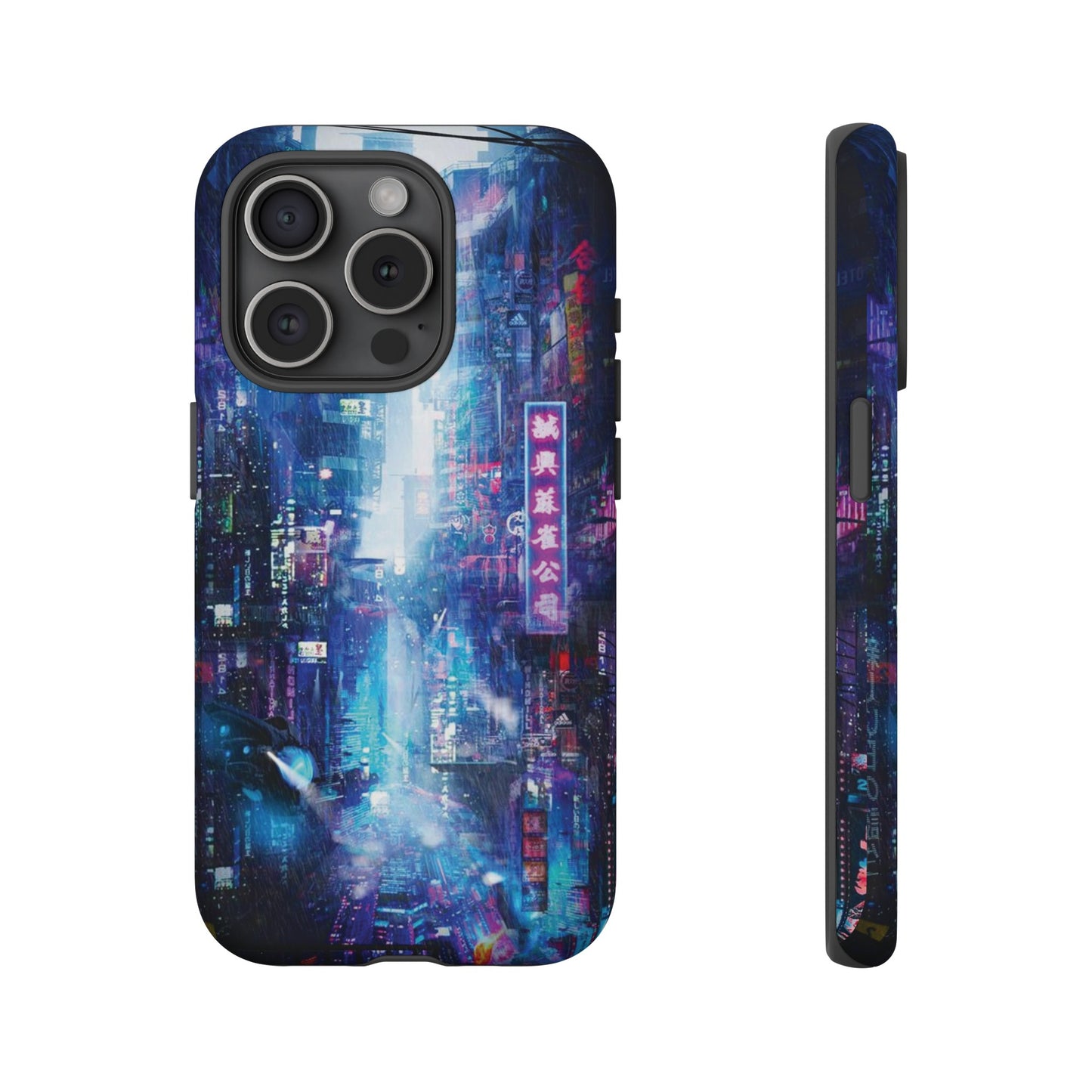 Night Life Futuristic City Wallpaper Phone Case | iPhone 15 Plus/ Pro, 14, 13, 12| Google Pixel 7, Pro, 5| Samsung Galaxy S23 All Major Phone Models