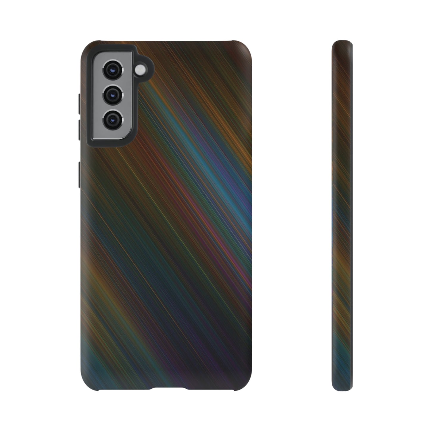 Slanted Rainbow Wallpaper Phone Case | iPhone 15 Plus/ Pro, 14, 13, 12| Google Pixel 7, Pro, 5| Samsung Galaxy S23 All Major Phone Models