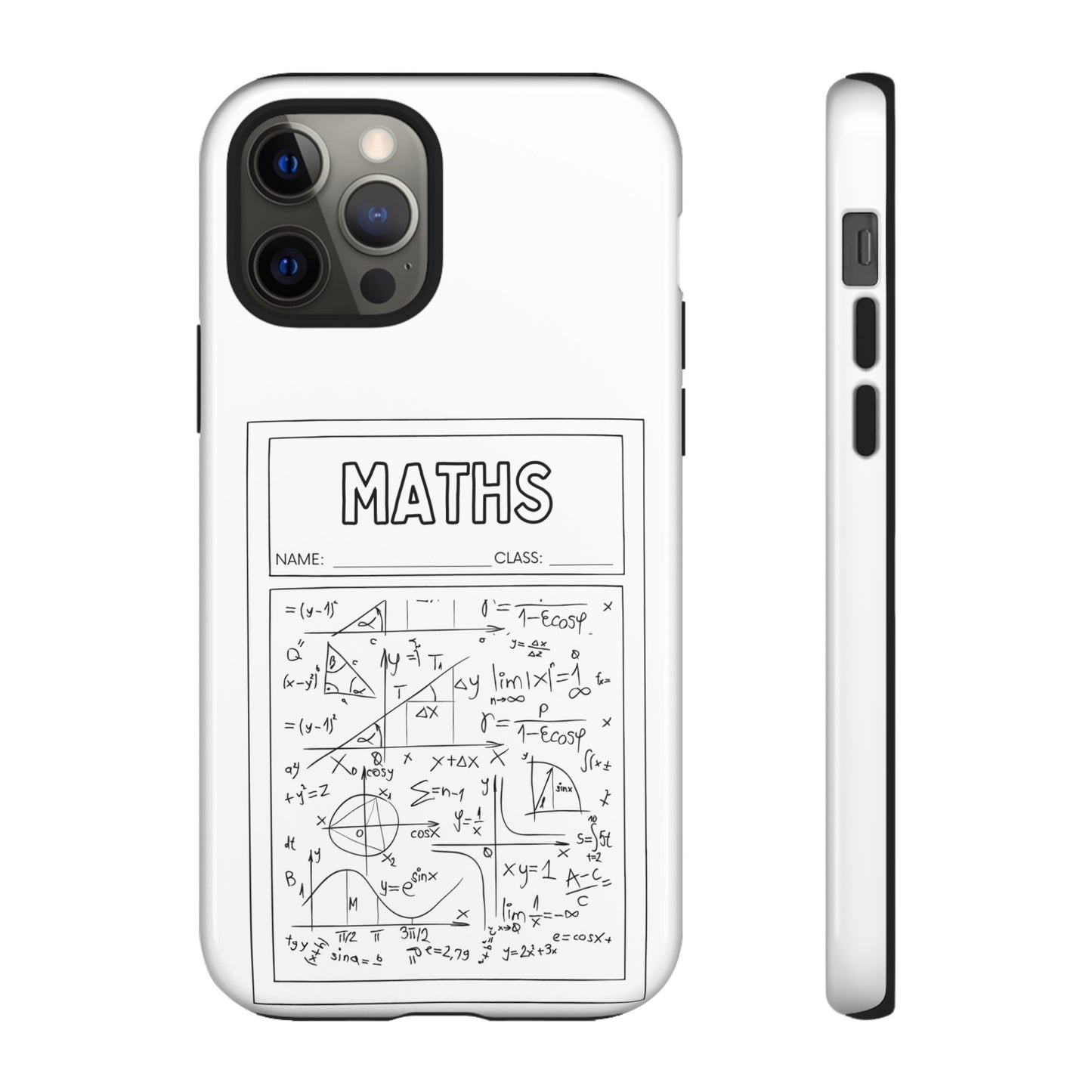 Maths Class Wallpaper Phone Case | iPhone 15 Plus/ Pro, 14, 13, 12| Google Pixel 7, Pro, 5| Samsung Galaxy S23 All Major Phone Models