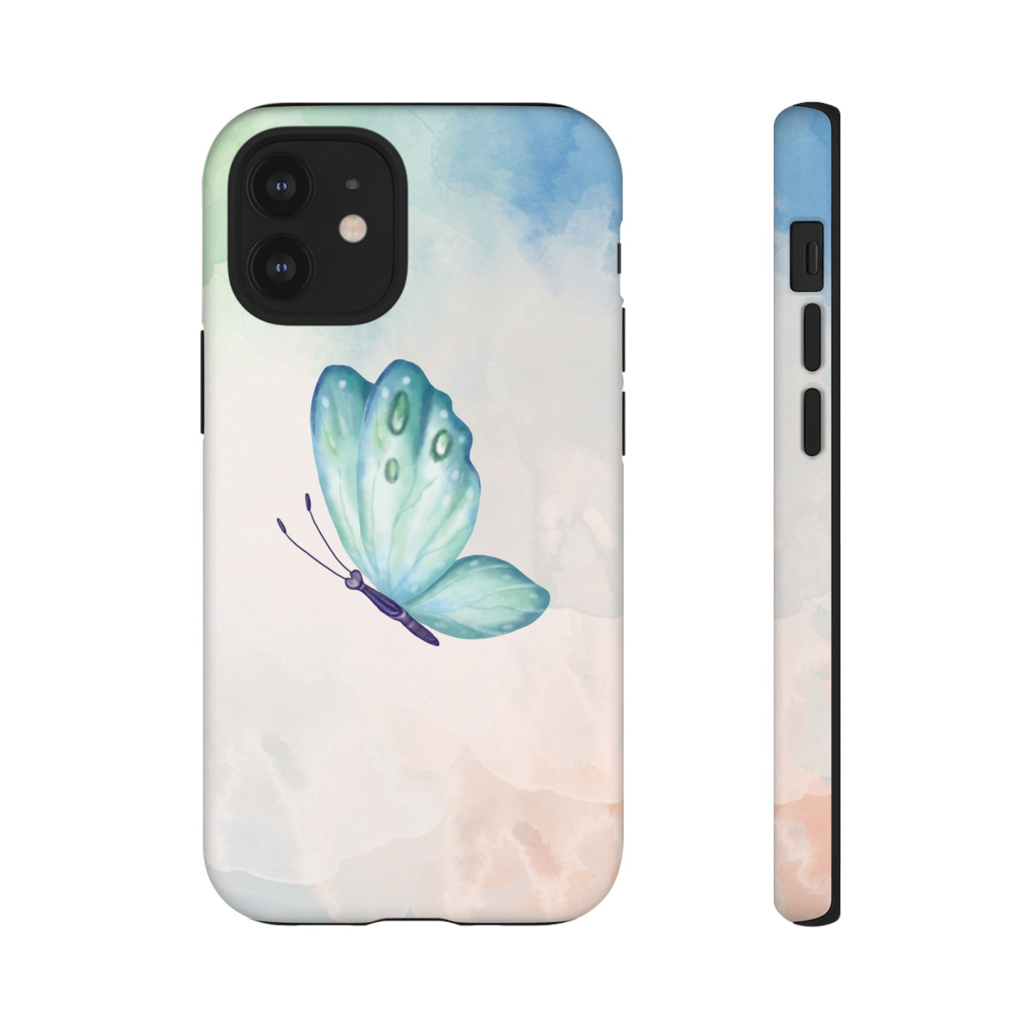 Blue Butterfly Wallpaper Phone Case  | iPhone 15 Plus/ Pro, 14, 13, 12| Google Pixel 7, Pro, 5| Samsung Galaxy S23 All Major Phone Models