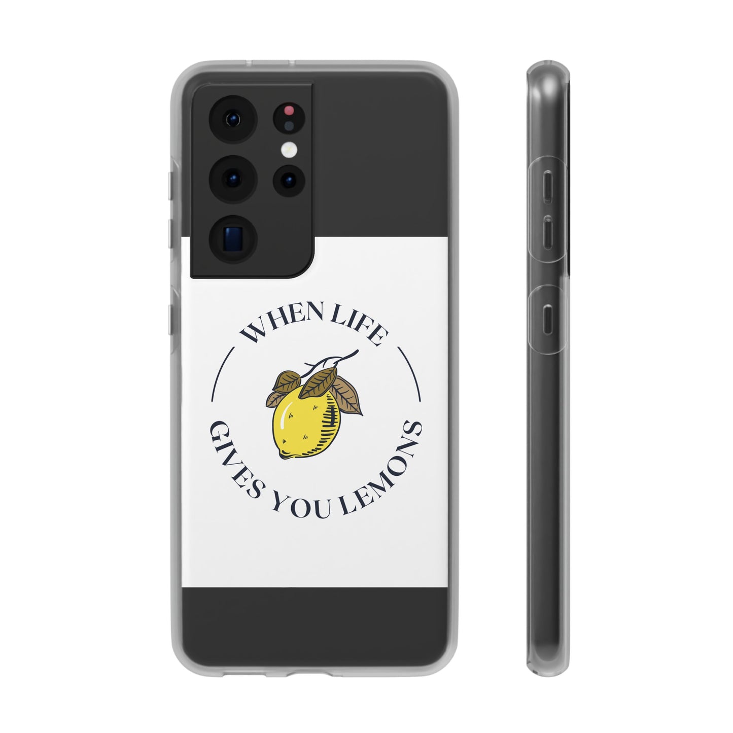 When Life Gives You Lemons Phone Case | iPhone 15 Plus/ Pro, 14, 13, 12| Samsung Galaxy S23 Models