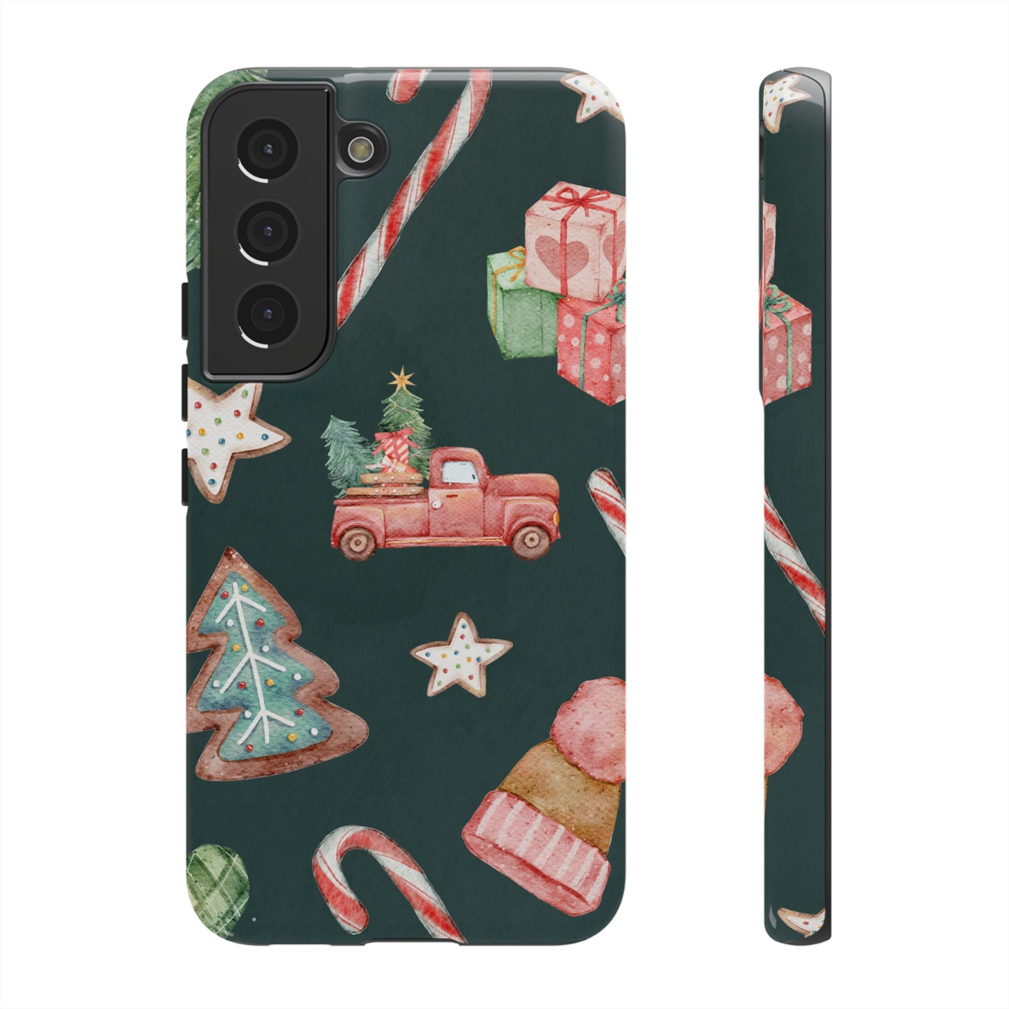 Festive Christmas Wallpaper Phone Case | iPhone 15 Plus/ Pro, 14, 13, 12| Google Pixel 7, Pro, 5| Samsung Galaxy S23 All Major Phone Models