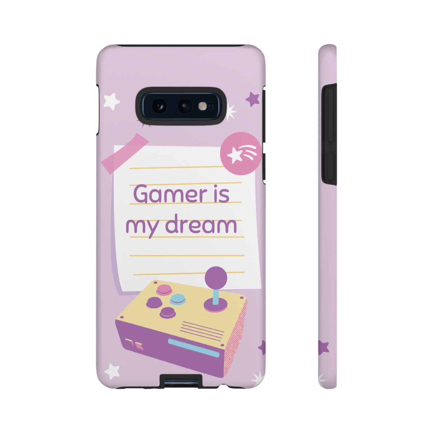 Gamer Is My Dream Job Wallpaper Phone Case | iPhone 15 Plus/ Pro, 14, 13, 12| Google Pixel 7, Pro, 5| Samsung Galaxy S23 All Major Phone Models