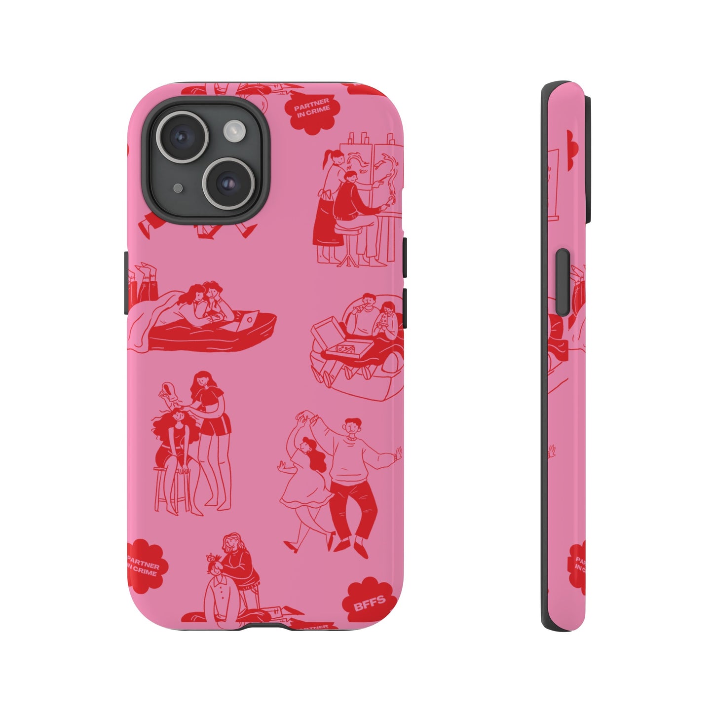 Pink Valentine's Day Wallpaper Phone Case | iPhone 15 Plus/ Pro, 14, 13, 12| Google Pixel 7, Pro, 5| Samsung Galaxy S23 All Major Phone Models