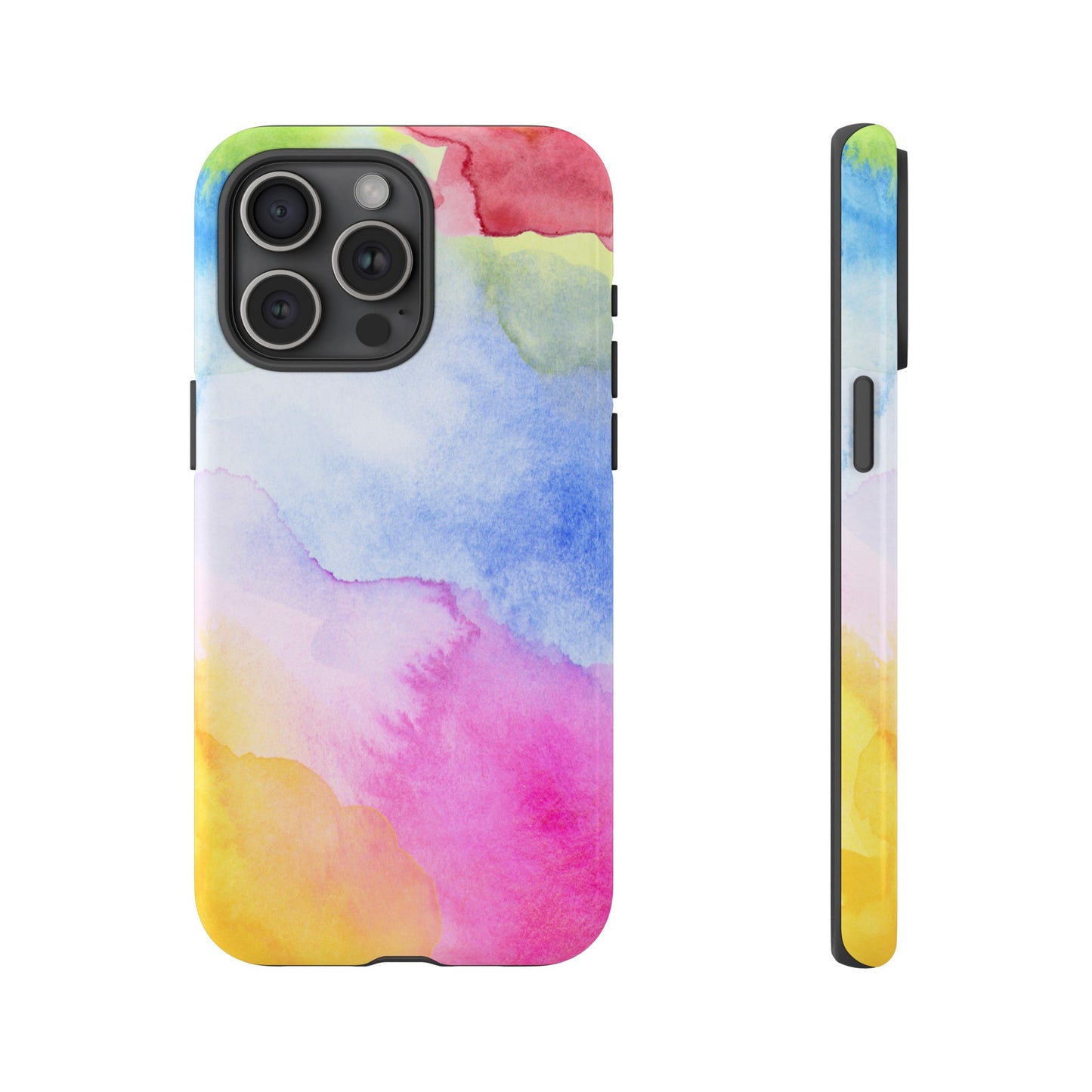 Watercolour Rainbow Phone Case | iPhone 15 Plus/ Pro, 14, 13, 12| Google Pixel 7, Pro, 5| Samsung Galaxy S23 All Major Phone Models