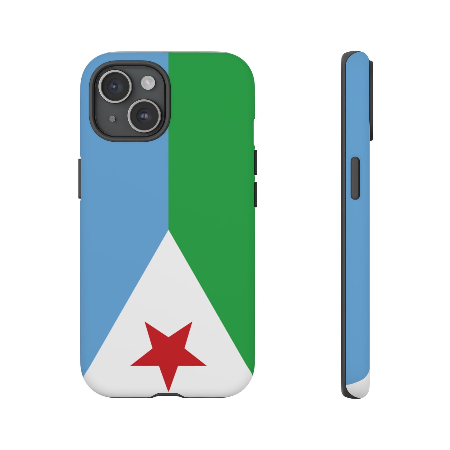 Djibouti Flag Phone Case | iPhone 15 Plus/ Pro, 14, 13, 12| Google Pixel 7, Pro, 5| Samsung Galaxy S23 All Major Phone Models