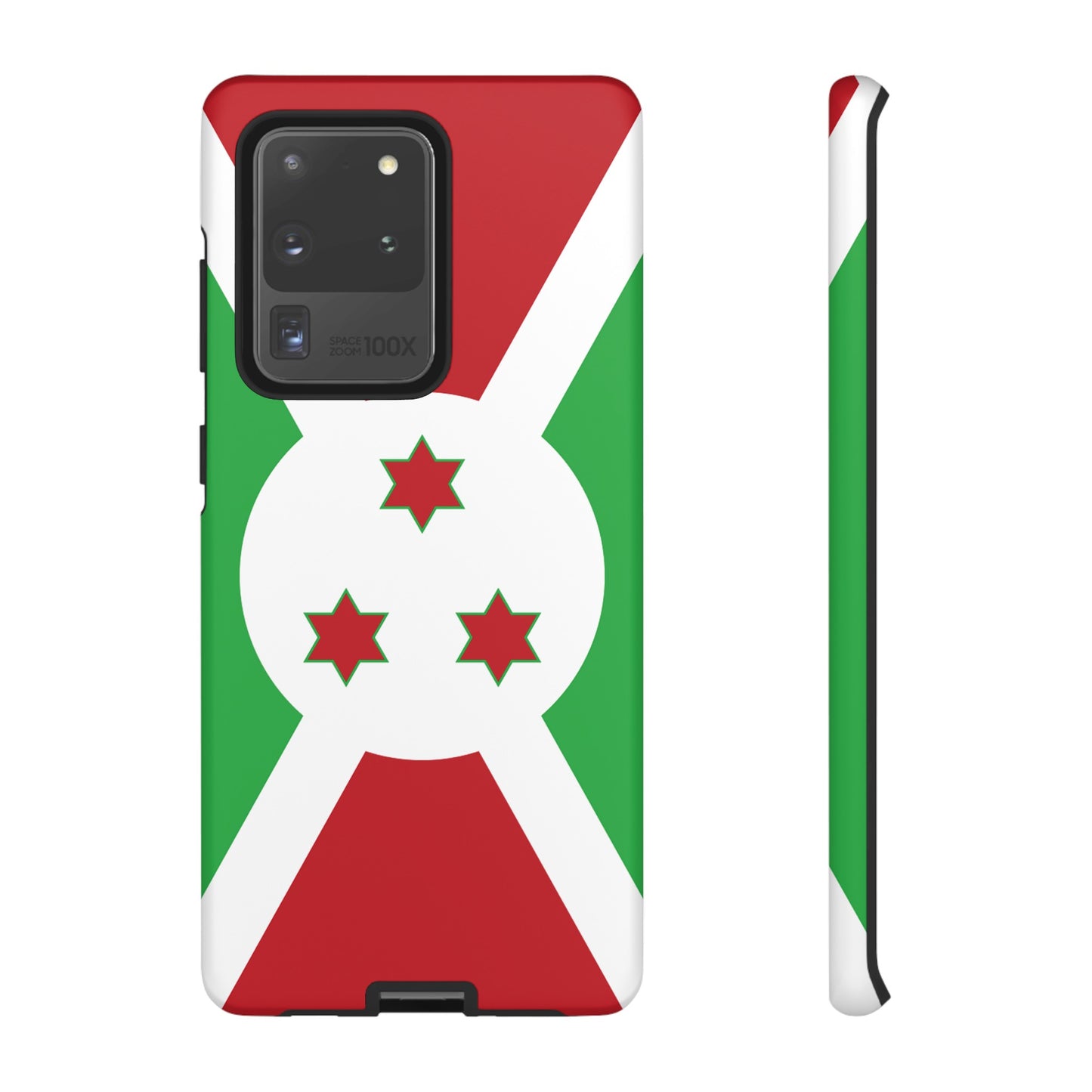 Burundi Flag Phone Case | iPhone 15 Plus/ Pro, 14, 13, 12| Google Pixel 7, Pro, 5| Samsung Galaxy S23 All Major Phone Models