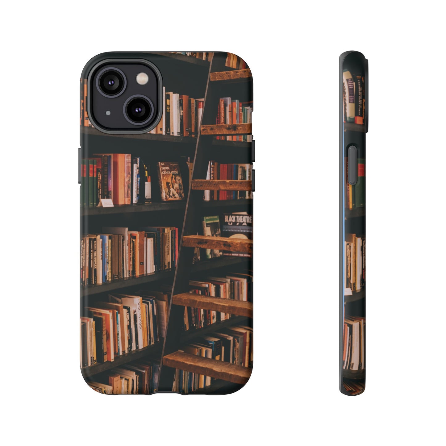 Bookcase Wallpaper Phone Case | iPhone 15 Plus/ Pro, 14, 13, 12| Google Pixel 7, Pro, 5| Samsung Galaxy S23 All Major Phone Models