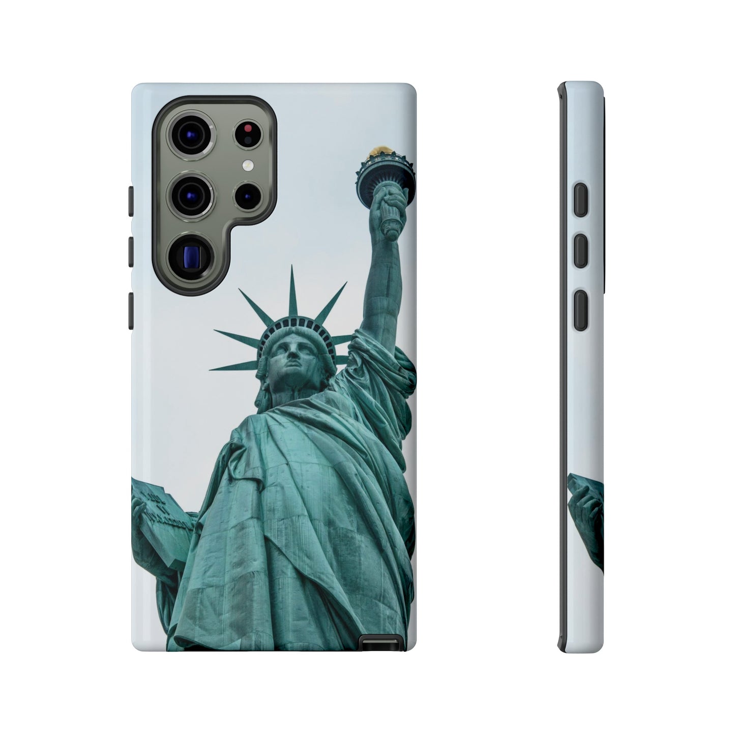 Statue of Liberty Wallpaper Phone Case | iPhone 15 Plus/ Pro, 14, 13, 12| Google Pixel 7, Pro, 5| Samsung Galaxy S23 All Major Phone Models