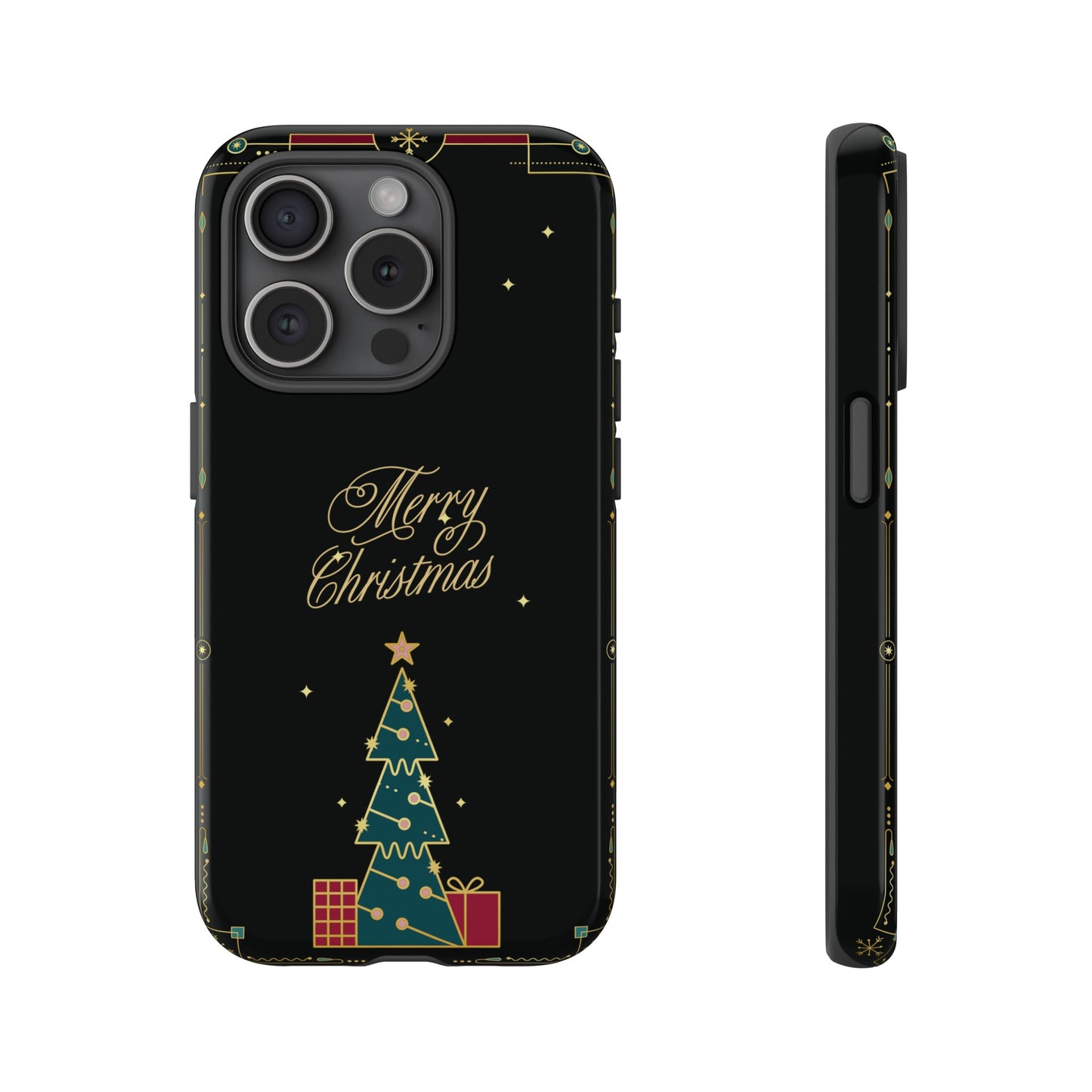 Christmas Tree Wallpaper Phone Case | iPhone 15 Plus/ Pro, 14, 13, 12| Google Pixel 7, Pro, 5| Samsung Galaxy S23 All Major Phone Models