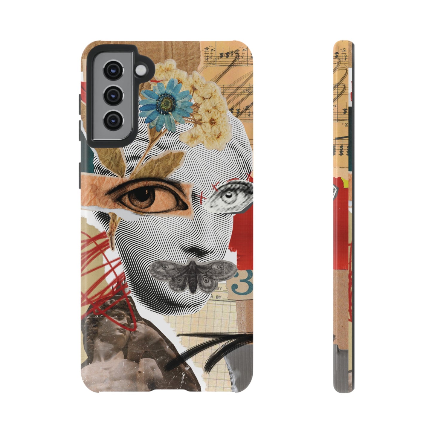 Woman Collage Wallpaper Phone Case | iPhone 15 Plus/ Pro, 14, 13, 12| Google Pixel 7, Pro, 5| Samsung Galaxy S23 All Major Phone Models