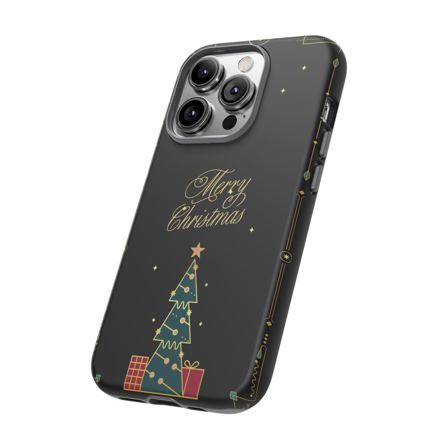 Christmas Tree Wallpaper Phone Case | iPhone 15 Plus/ Pro, 14, 13, 12| Google Pixel 7, Pro, 5| Samsung Galaxy S23 All Major Phone Models