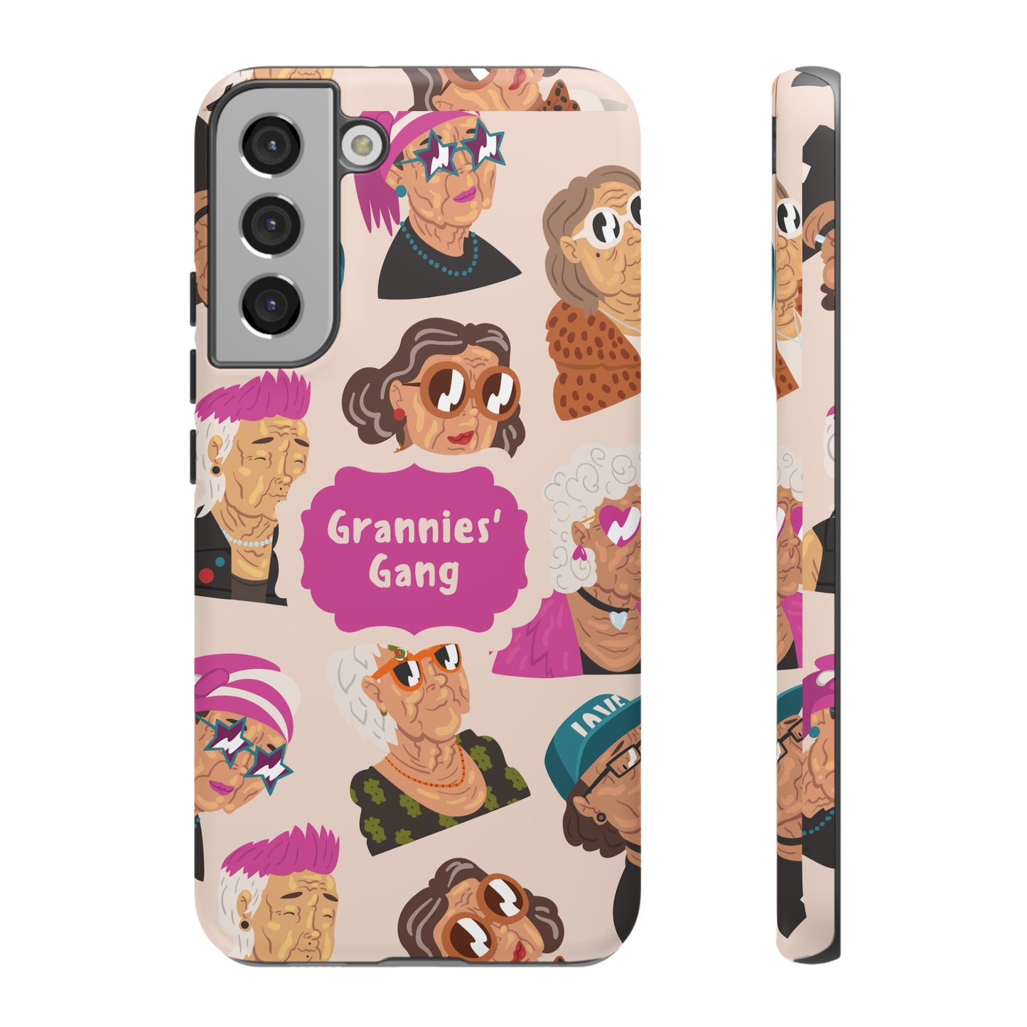 Grannies' Gang Wallpaper Phone Case | iPhone 15 Plus/ Pro, 14, 13, 12| Google Pixel 7, Pro, 5| Samsung Galaxy S23 All Major Phone Models