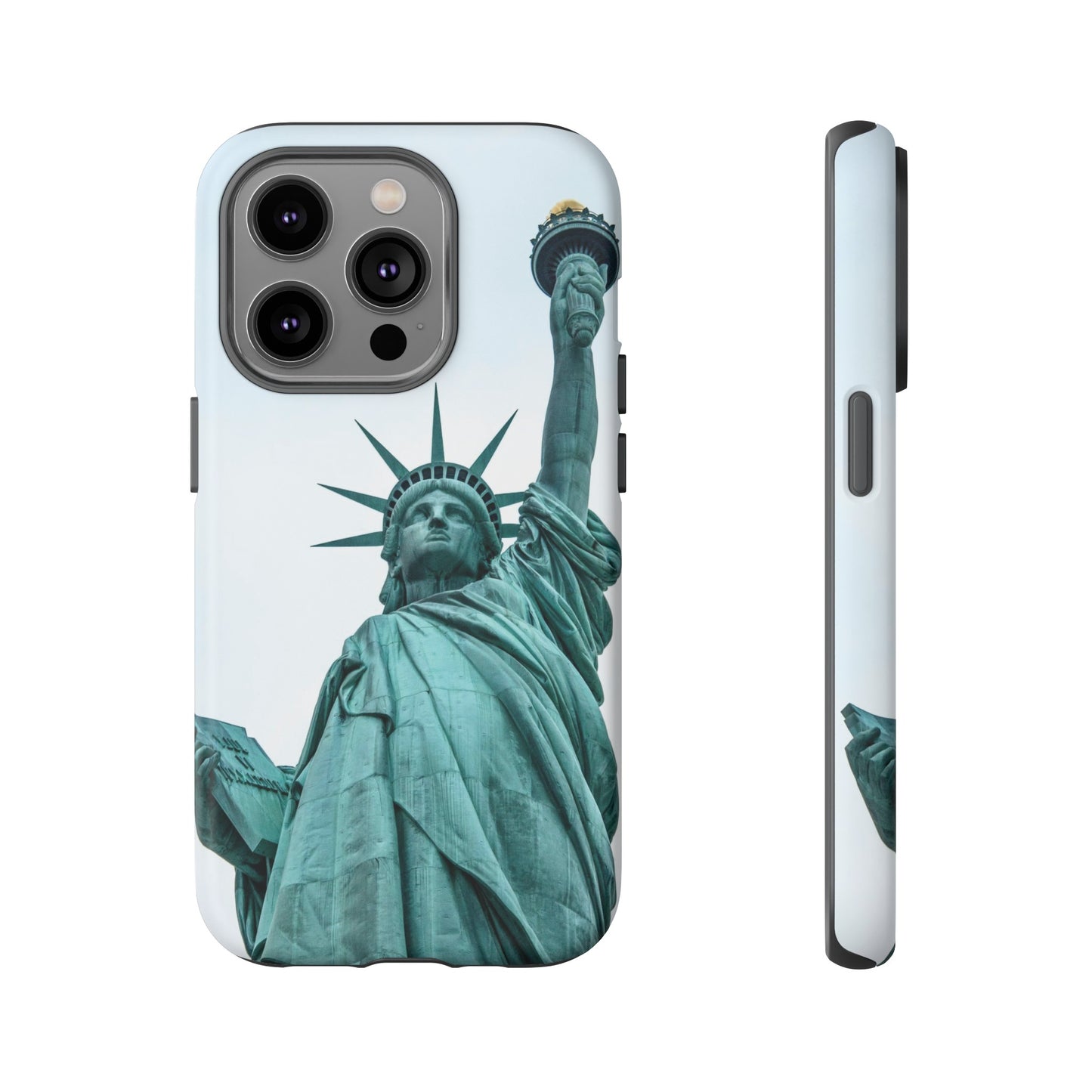 Statue of Liberty Wallpaper Phone Case | iPhone 15 Plus/ Pro, 14, 13, 12| Google Pixel 7, Pro, 5| Samsung Galaxy S23 All Major Phone Models