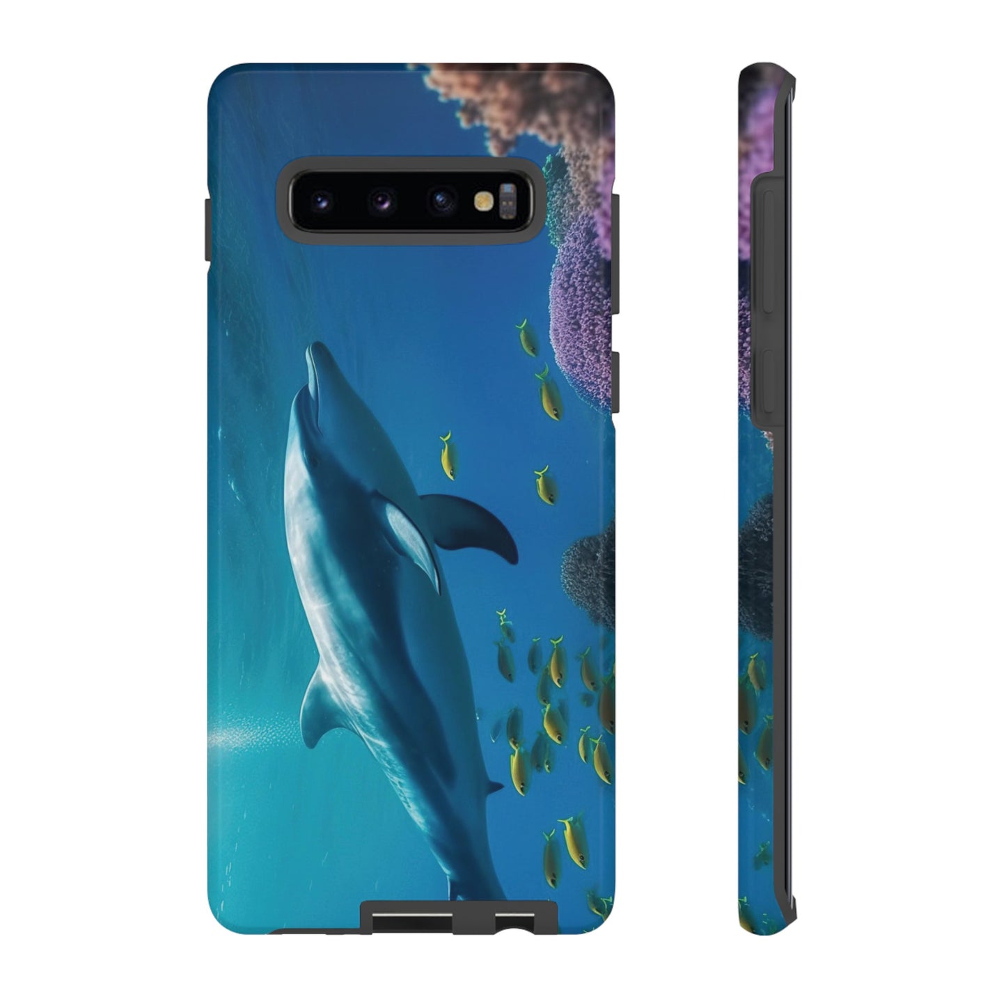 Dolphin Wallpaper Phone Case | iPhone 15 Plus/ Pro, 14, 13, 12| Google Pixel 7, Pro, 5| Samsung Galaxy S23 All Major Phone Models