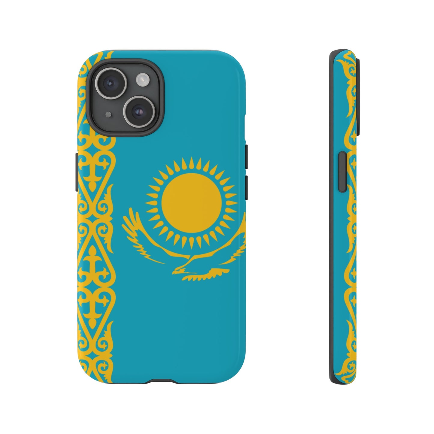 Kazakhstan Flag Phone Case | iPhone 15 Plus/ Pro, 14, 13, 12| Google Pixel 7, Pro, 5| Samsung Galaxy S23 All Major Phone Models