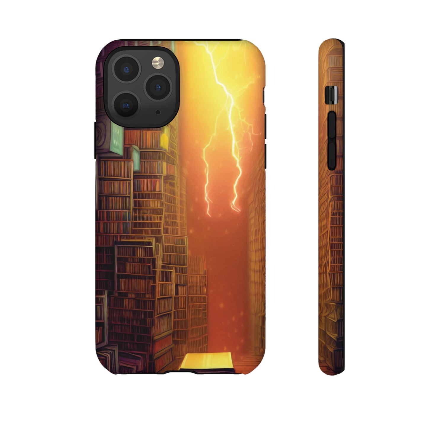 Lightning in the Library Wallpaper Phone Case | iPhone 15 Plus/ Pro, 14, 13, 12| Google Pixel 7, Pro, 5| Samsung Galaxy S23 All Major Phone Models