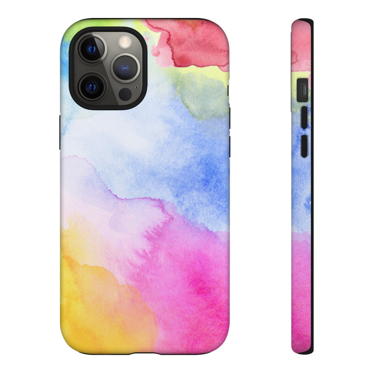 Watercolour Rainbow Phone Case | iPhone 15 Plus/ Pro, 14, 13, 12| Google Pixel 7, Pro, 5| Samsung Galaxy S23 All Major Phone Models