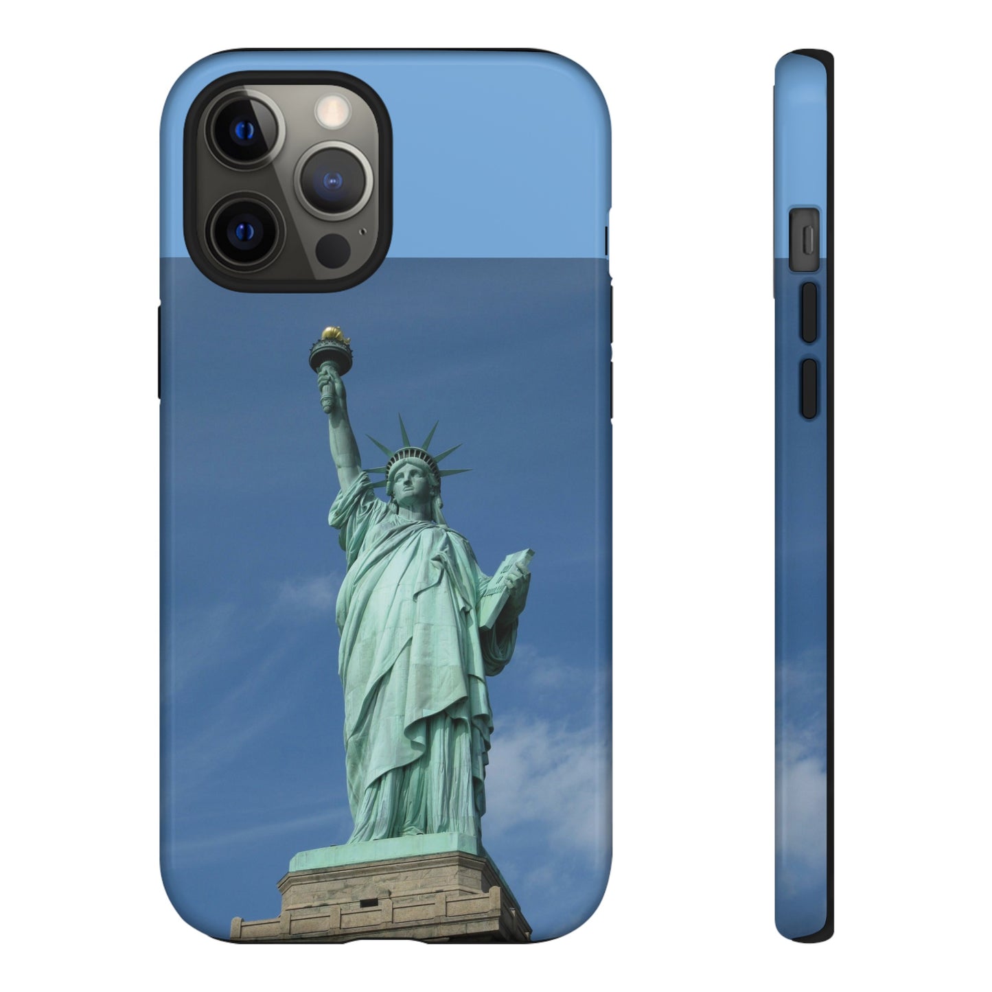 Statue Of Liberty Wallpaper Phone Case | iPhone 15 Plus/ Pro, 14, 13, 12| Google Pixel 7, Pro, 5| Samsung Galaxy S23 All Major Phone Models