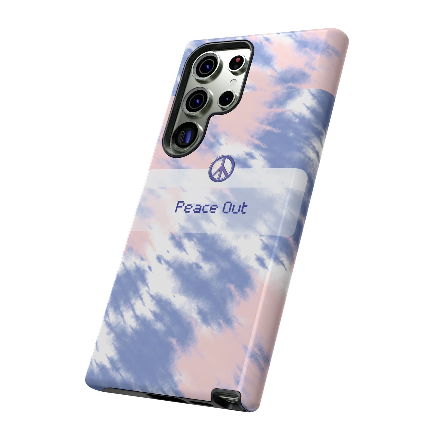 Peace Out Wallpaper Phone Case | iPhone 15 Plus/ Pro, 14, 13, 12| Google Pixel 7, Pro, 5| Samsung Galaxy S23 All Major Phone Models