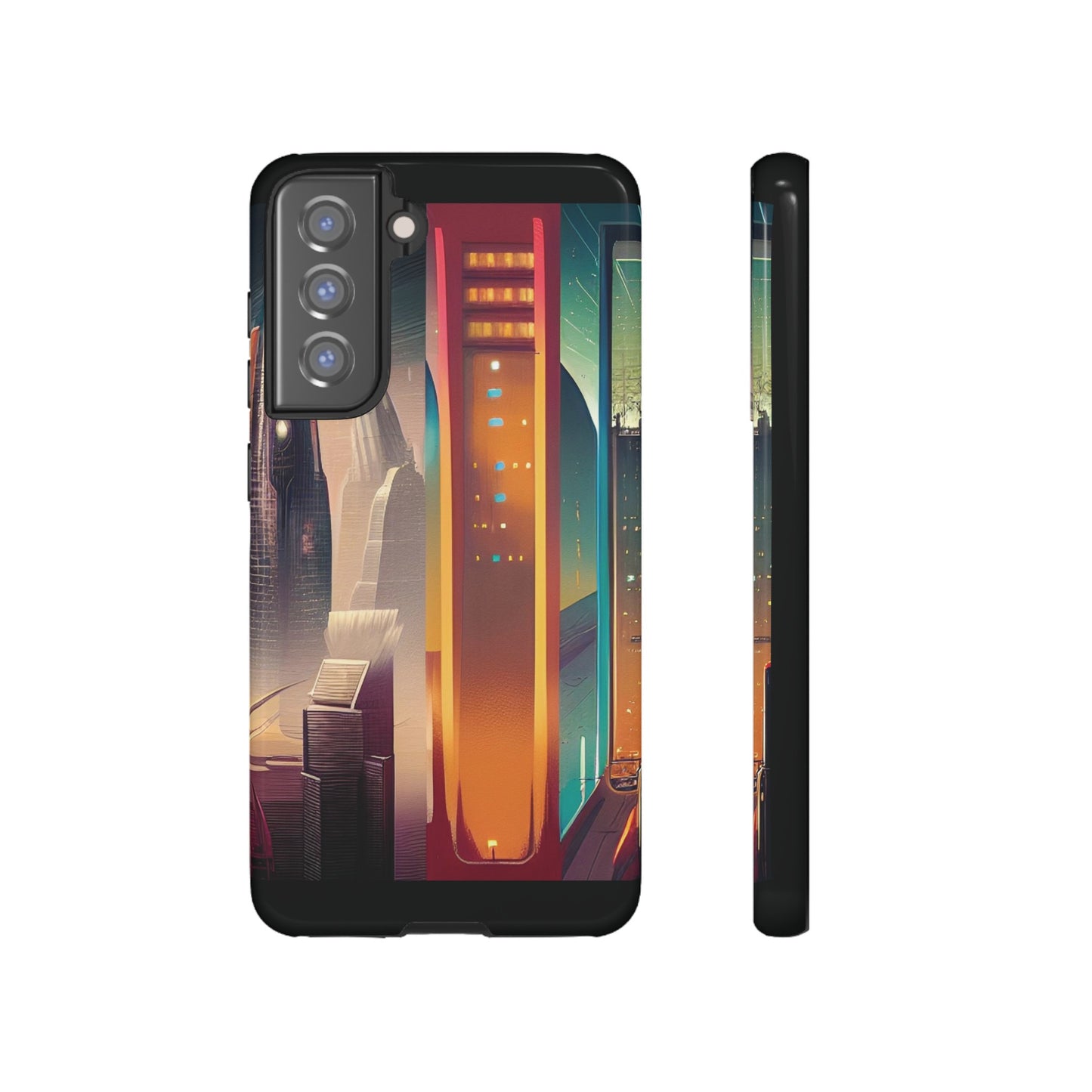 Sci-Fi  Buildings Wallpaper Phone Case | iPhone 15 Plus/ Pro, 14, 13, 12| Google Pixel 7, Pro, 5| Samsung Galaxy S23 All Major Phone Models