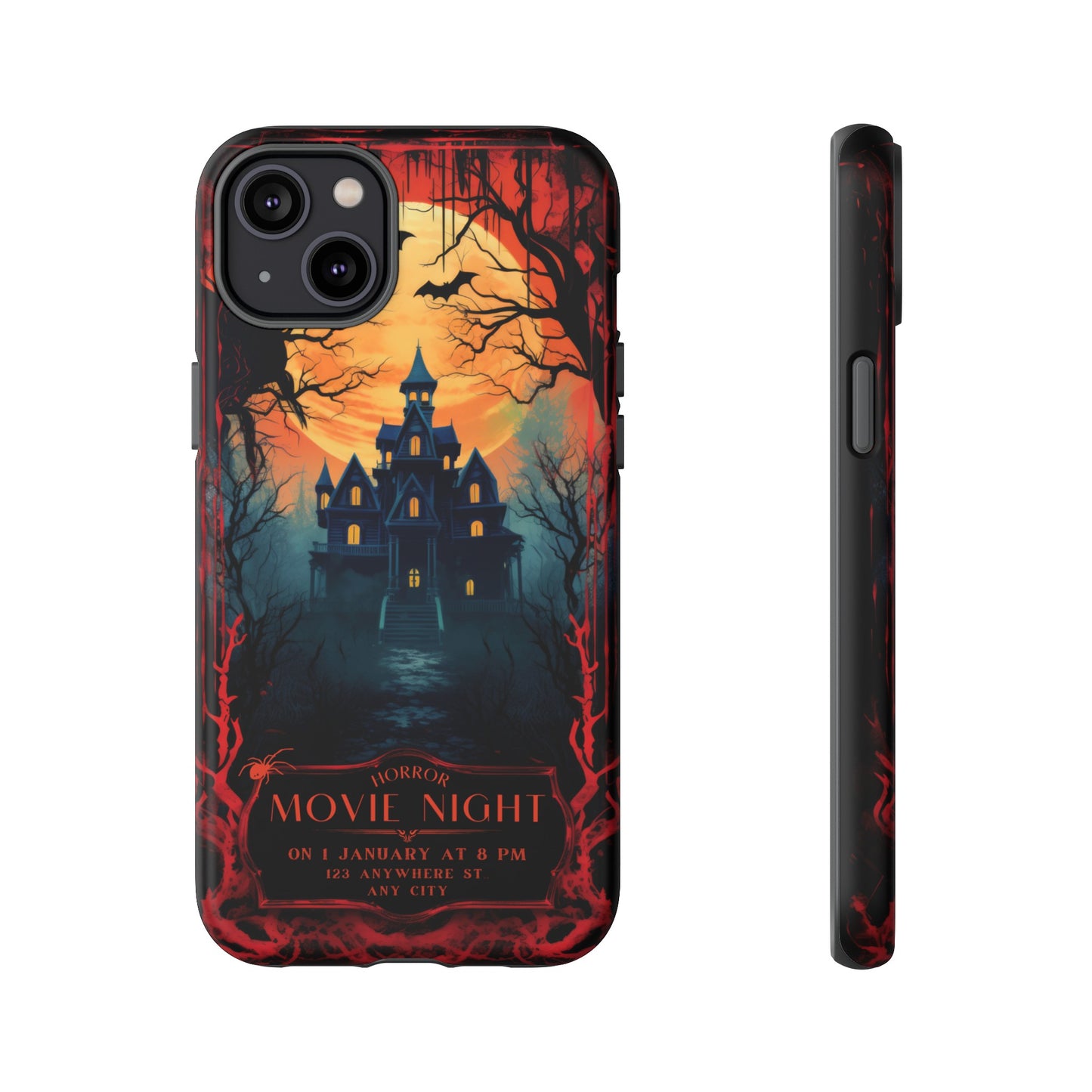 Horror Movie Night Phone Case | iPhone 15 Plus/ Pro, 14, 13, 12| Google Pixel 7, Pro, 5| Samsung Galaxy S23 All Major Phone Models