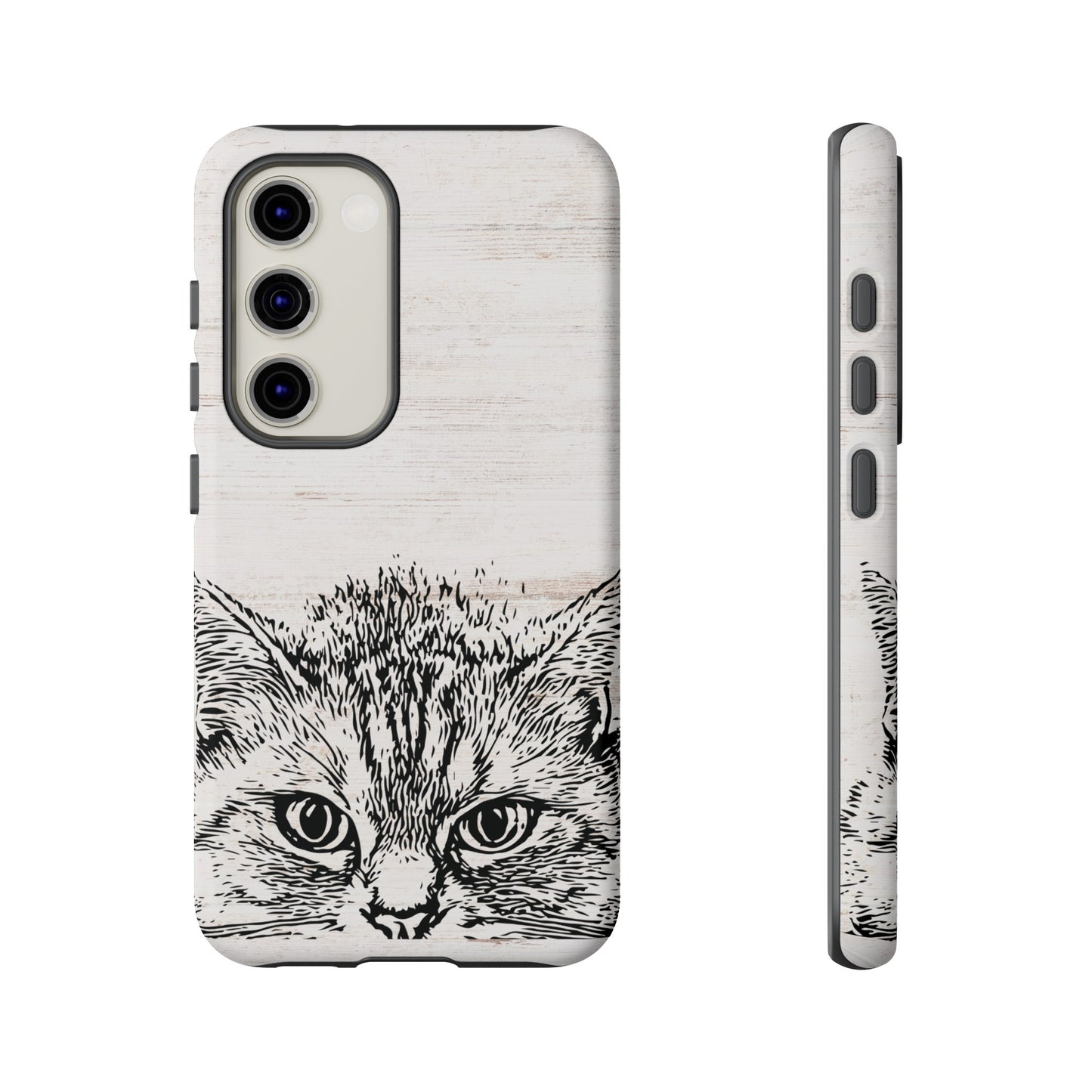 Close- Up Cat Wallpaper Phone Case | iPhone 15 Plus/ Pro, 14, 13, 12| Google Pixel 7, Pro, 5| Samsung Galaxy S23 All Major Phone Models