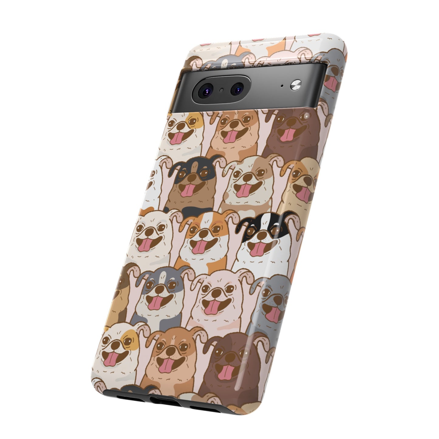 Dog Line Up Phone Case | iPhone 15 Plus/ Pro, 14, 13, 12| Google Pixel 7, Pro, 5| Samsung Galaxy S23 All Major Phone Models