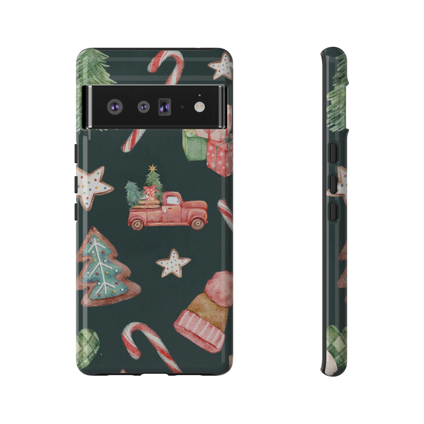 Festive Christmas Wallpaper Phone Case | iPhone 15 Plus/ Pro, 14, 13, 12| Google Pixel 7, Pro, 5| Samsung Galaxy S23 All Major Phone Models