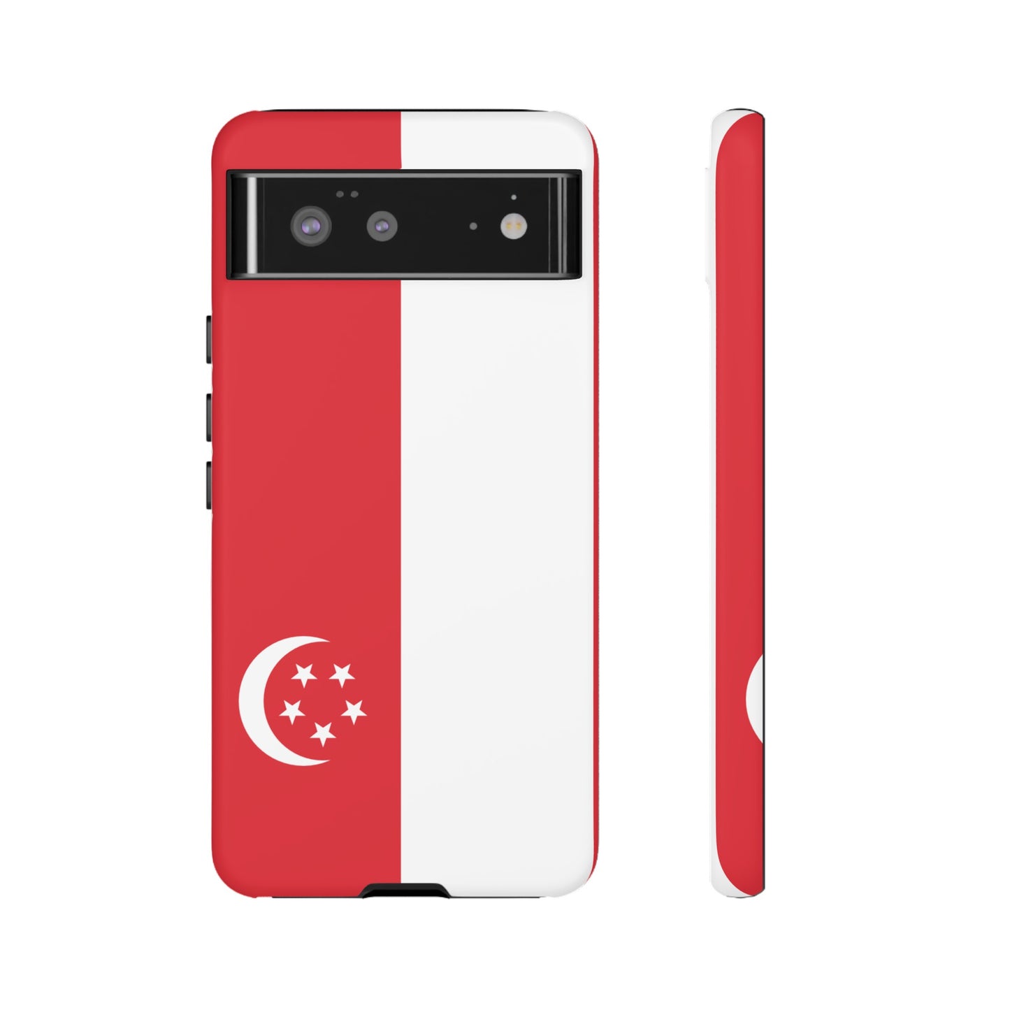 Singapore Flag Phone Case | iPhone 15 Plus/ Pro, 14, 13, 12| Google Pixel 7, Pro, 5| Samsung Galaxy S23 All Major Phone Models