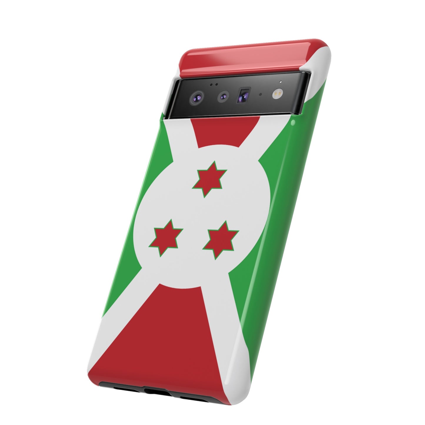 Burundi Flag Phone Case | iPhone 15 Plus/ Pro, 14, 13, 12| Google Pixel 7, Pro, 5| Samsung Galaxy S23 All Major Phone Models