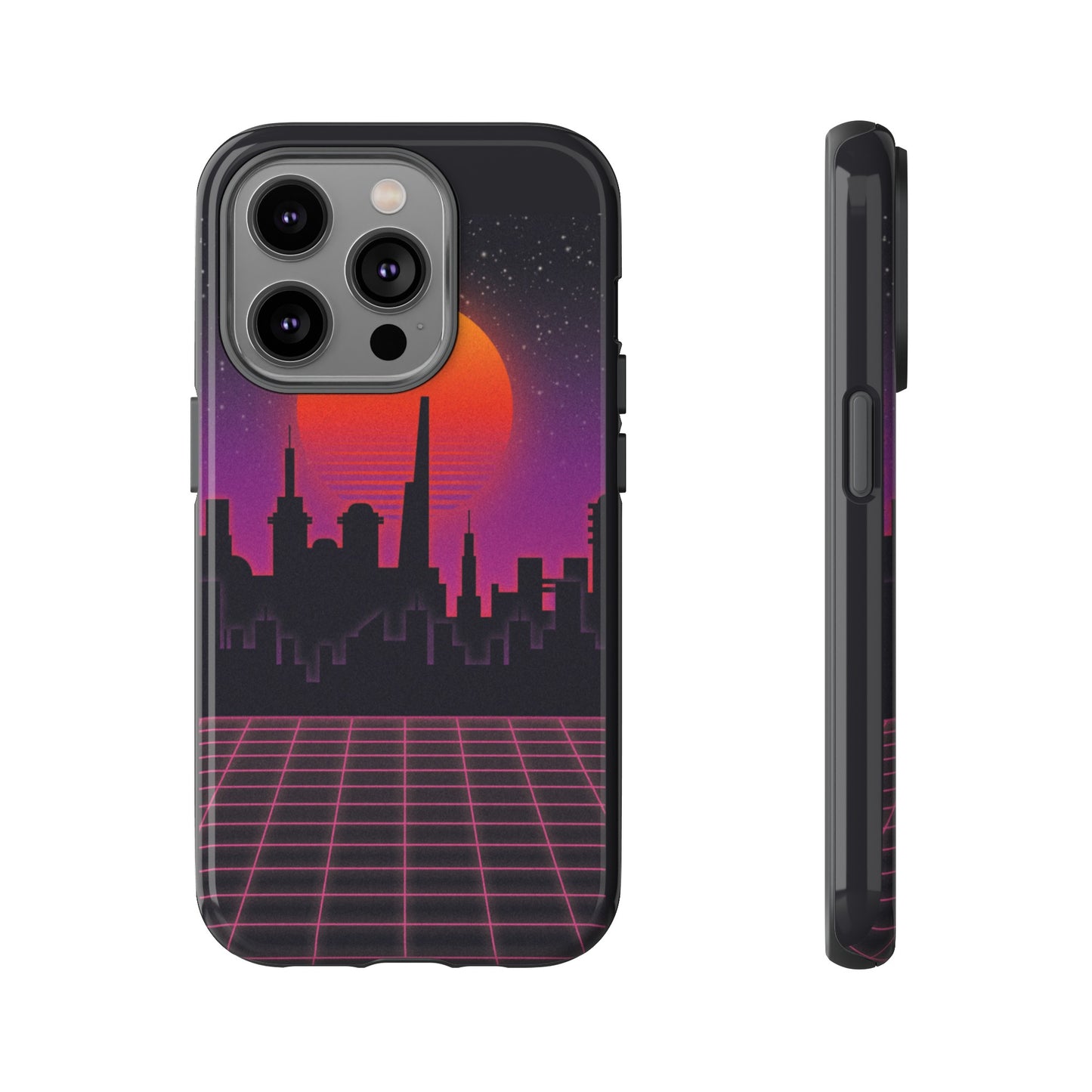 Retro City Phone Case | iPhone 15 Plus/ Pro, 14, 13, 12| Google Pixel 7, Pro, 5| Samsung Galaxy S23 All Major Phone Models