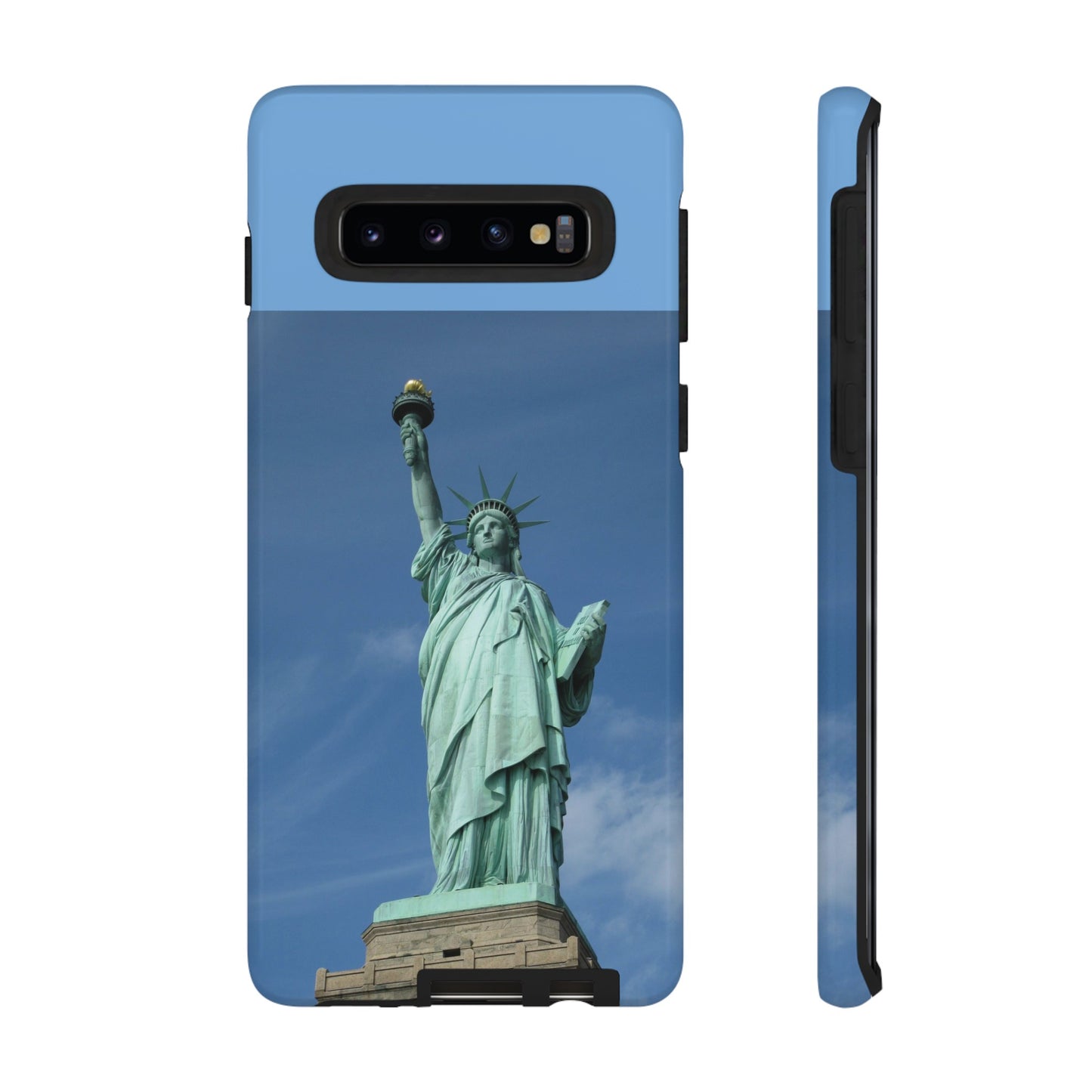 Statue Of Liberty Wallpaper Phone Case | iPhone 15 Plus/ Pro, 14, 13, 12| Google Pixel 7, Pro, 5| Samsung Galaxy S23 All Major Phone Models