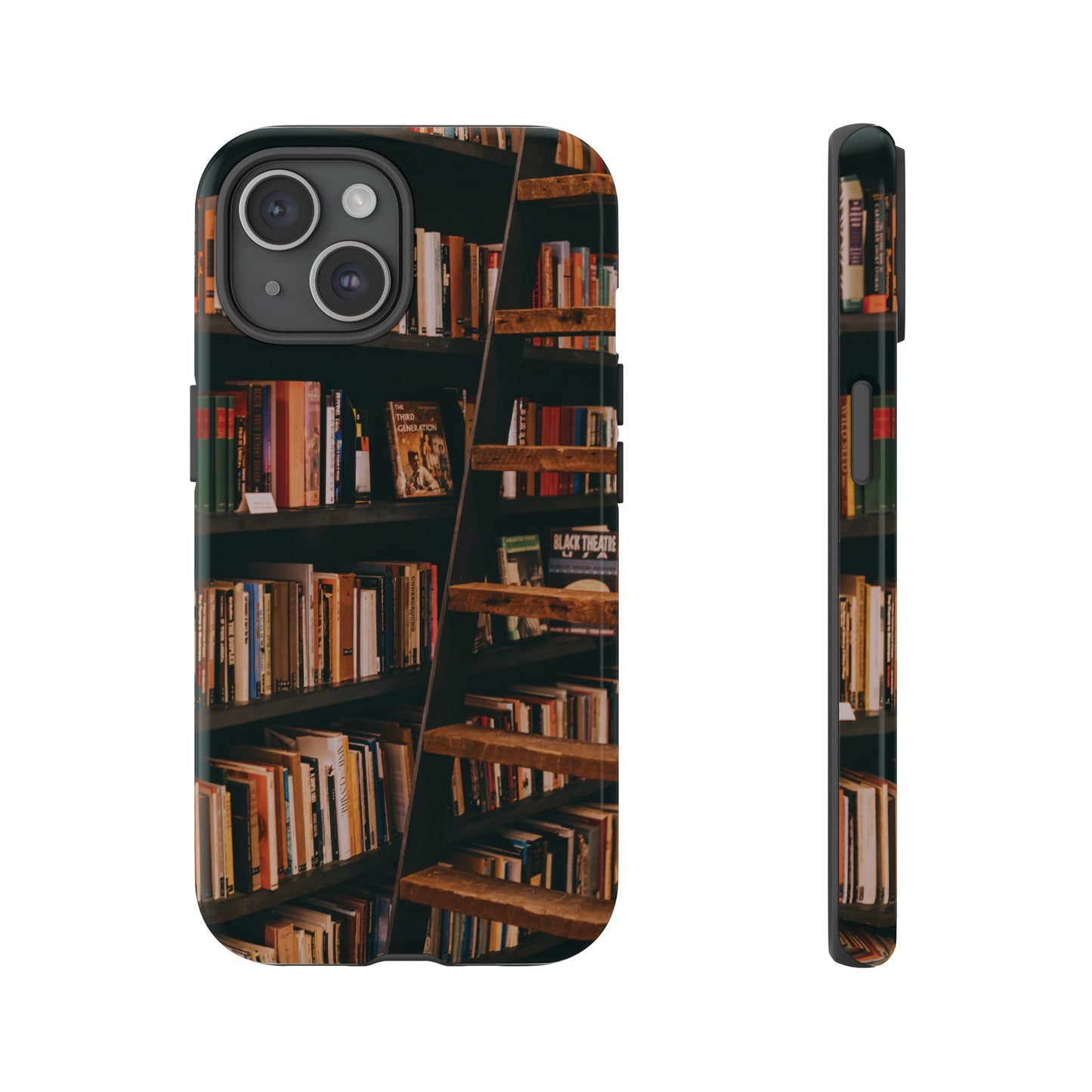 Bookcase Wallpaper Phone Case | iPhone 15 Plus/ Pro, 14, 13, 12| Google Pixel 7, Pro, 5| Samsung Galaxy S23 All Major Phone Models