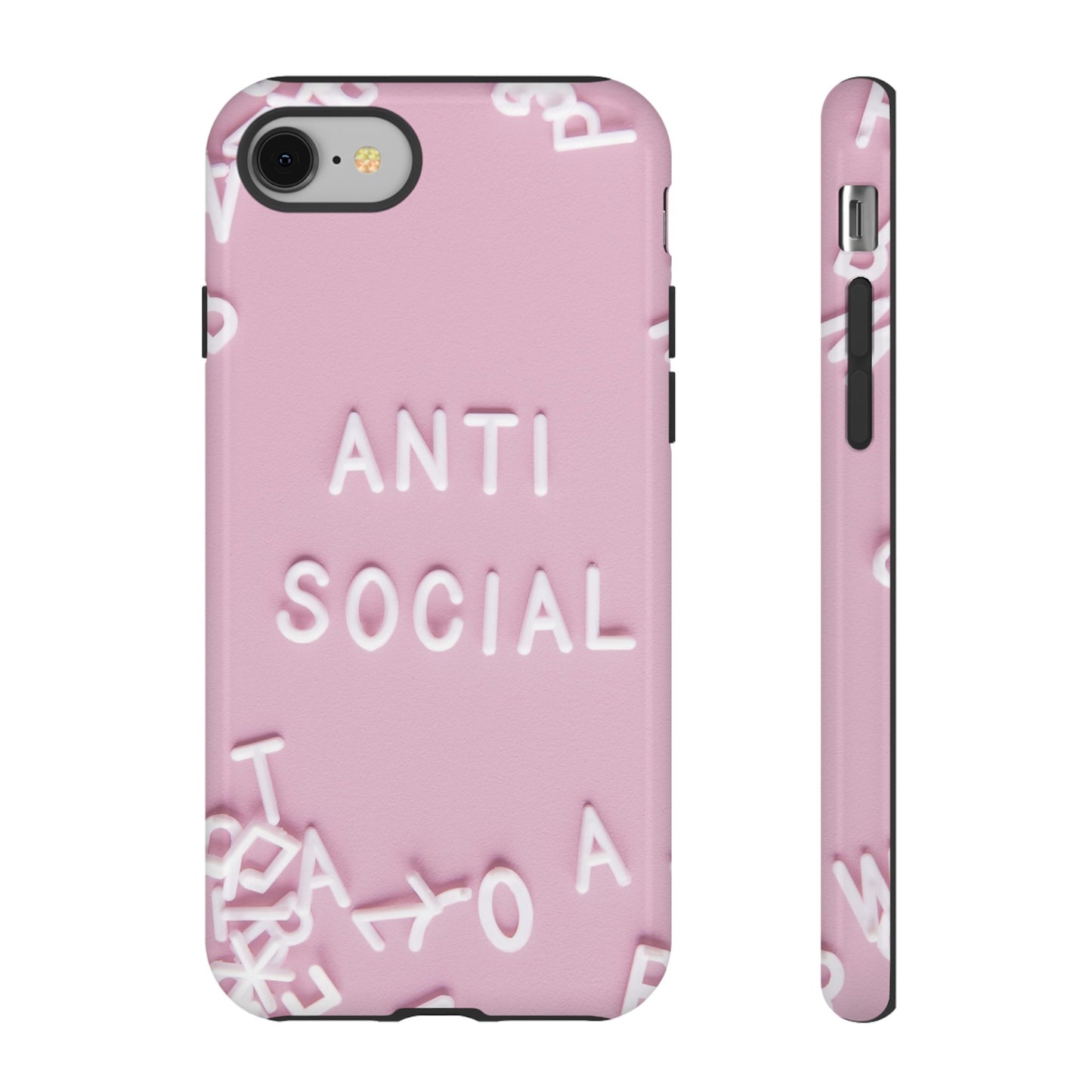 Anti Social Phone Case | iPhone 15 Plus/ Pro, 14, 13, 12| Google Pixel 7, Pro, 5| Samsung Galaxy S23 All Major Phone Models