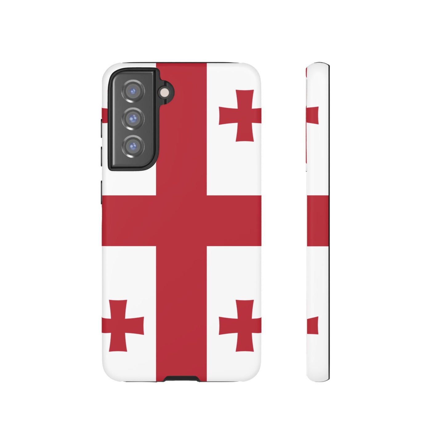 Georgia Flag Phone Case | iPhone 15 Plus/ Pro, 14, 13, 12| Google Pixel 7, Pro, 5| Samsung Galaxy S23 All Major Phone Models