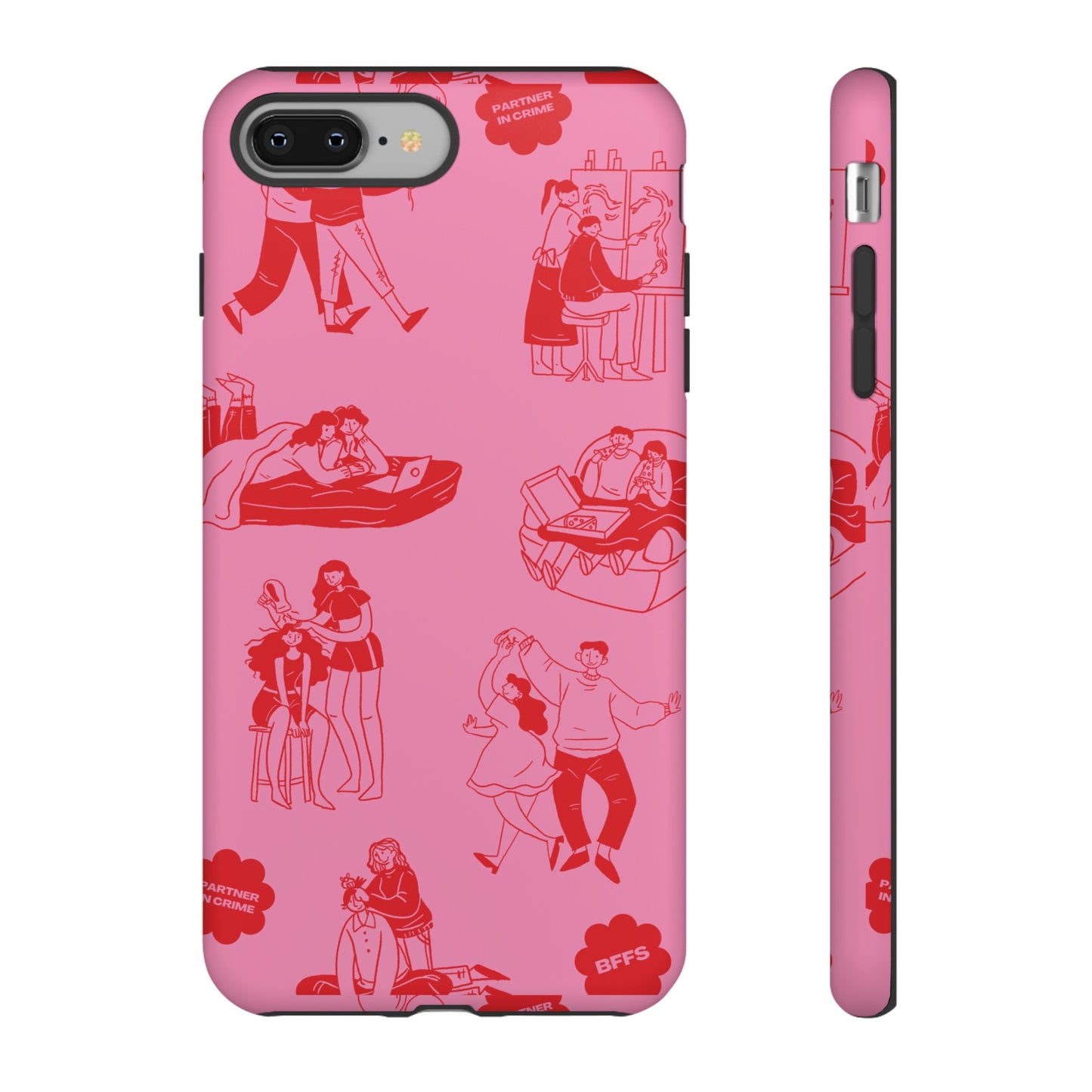 Pink Valentine's Day Wallpaper Phone Case | iPhone 15 Plus/ Pro, 14, 13, 12| Google Pixel 7, Pro, 5| Samsung Galaxy S23 All Major Phone Models