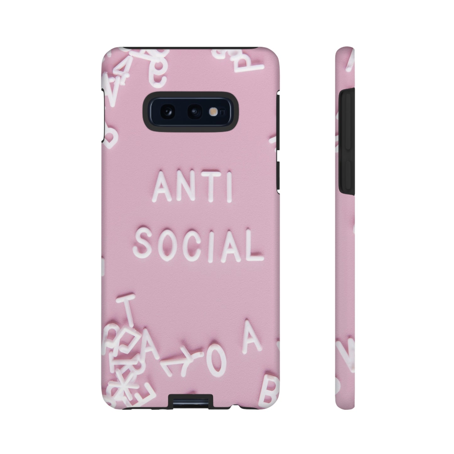 Anti Social Phone Case | iPhone 15 Plus/ Pro, 14, 13, 12| Google Pixel 7, Pro, 5| Samsung Galaxy S23 All Major Phone Models