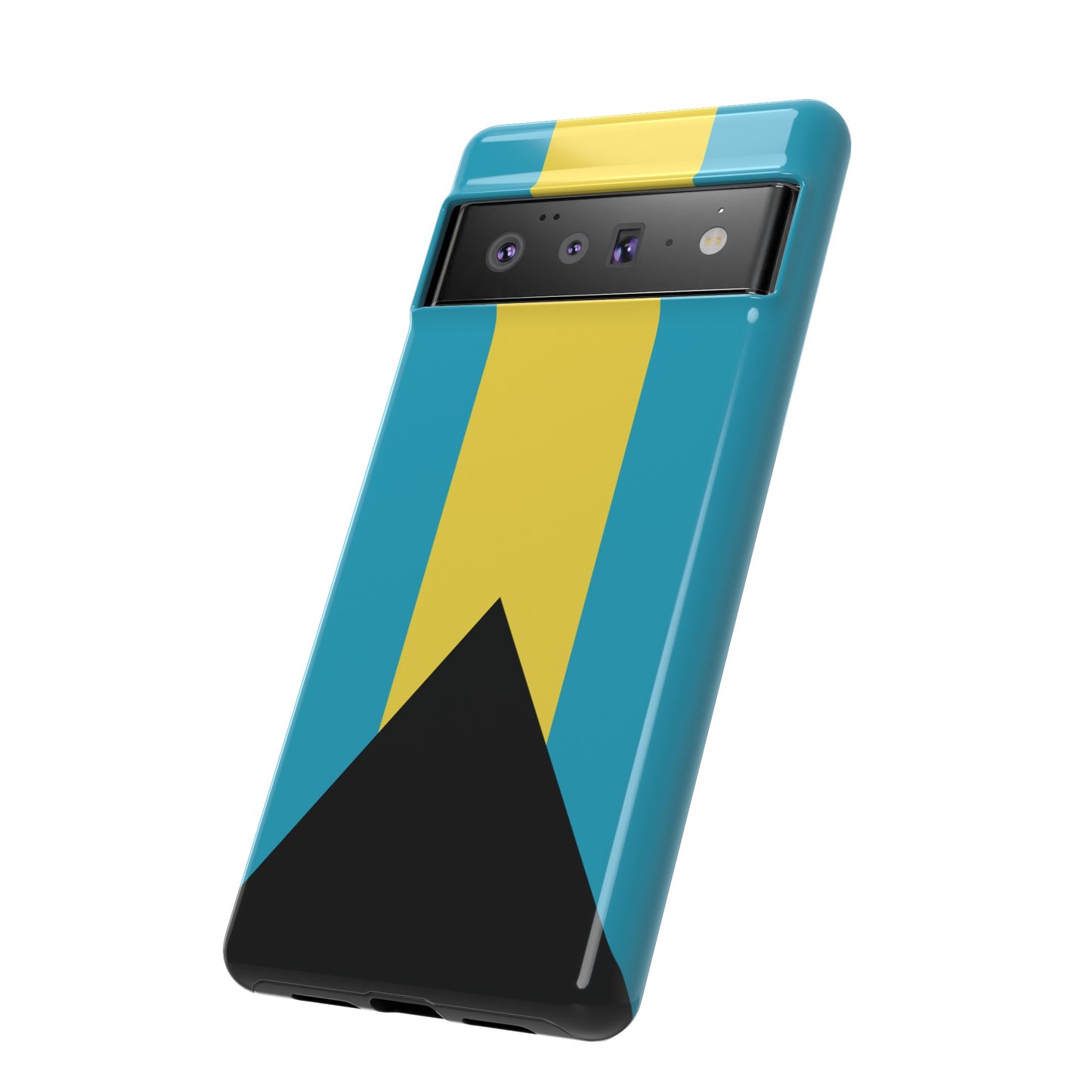 The Bahamas Flag Phone Case | iPhone 15 Plus/ Pro, 14, 13, 12| Google Pixel 7, Pro, 5| Samsung Galaxy S23 All Major Phone Models