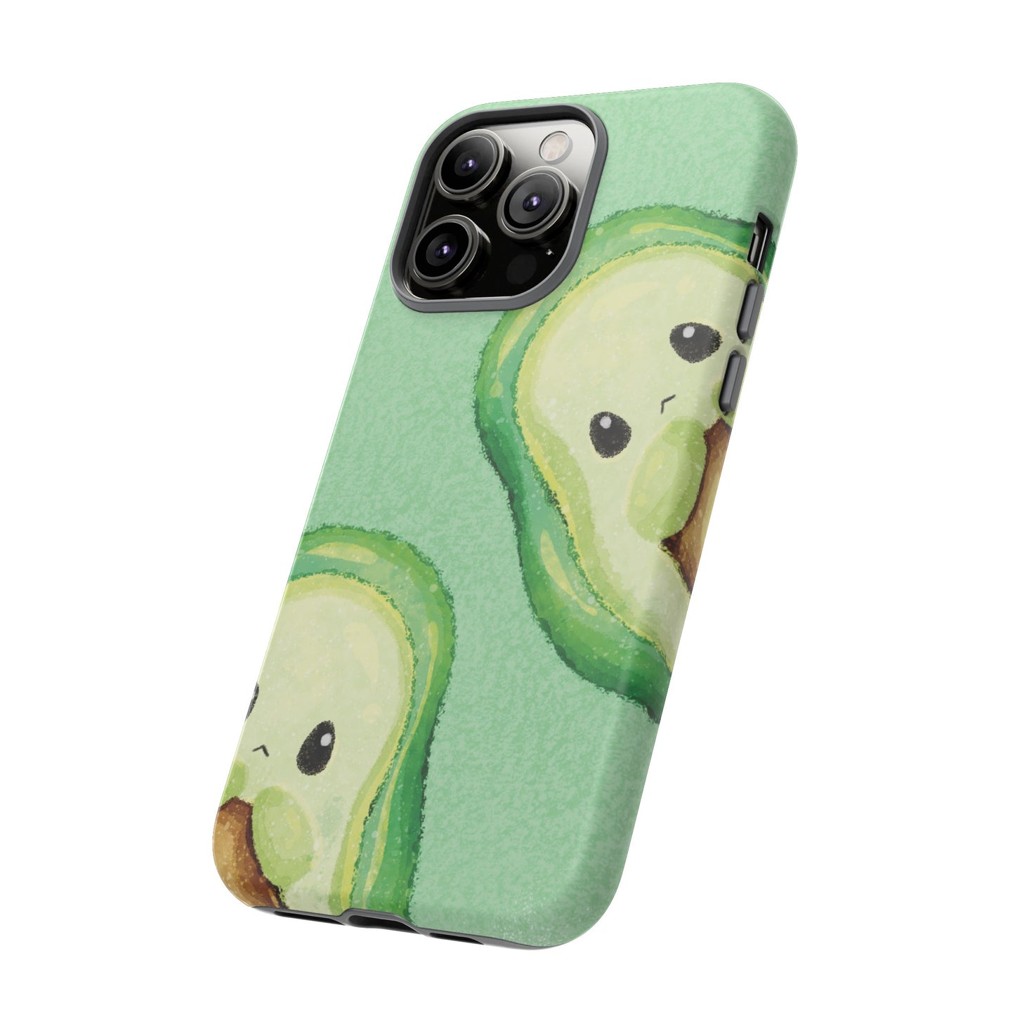 Avocado Friends Wallpaper Phone Case | iPhone 15 Plus/ Pro, 14, 13, 12| Google Pixel 7, Pro, 5| Samsung Galaxy S23 All Major Phone Models