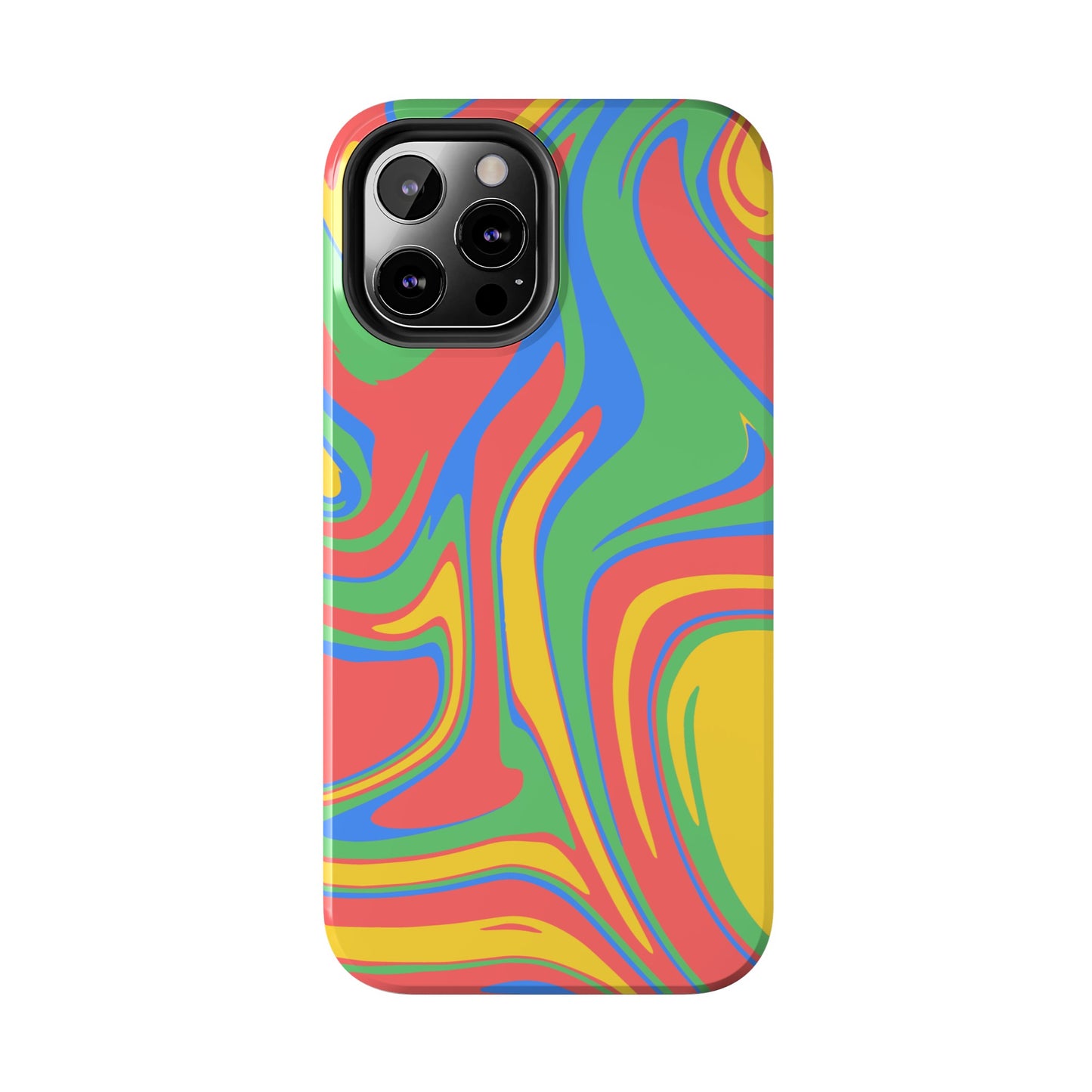 Colourful Marble Phone Case | iPhone 15 Plus/ Pro, 14, 13, 12|