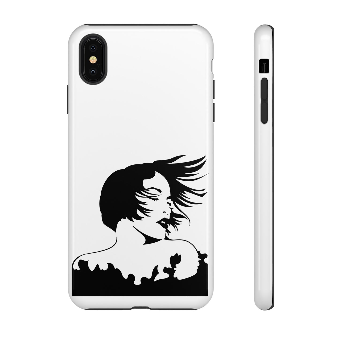 Woman In The Wind Phone Case | iPhone 15 Plus/ Pro, 14, 13, 12| Google Pixel 7, Pro, 5| Samsung Galaxy S23 All Major Phone Models