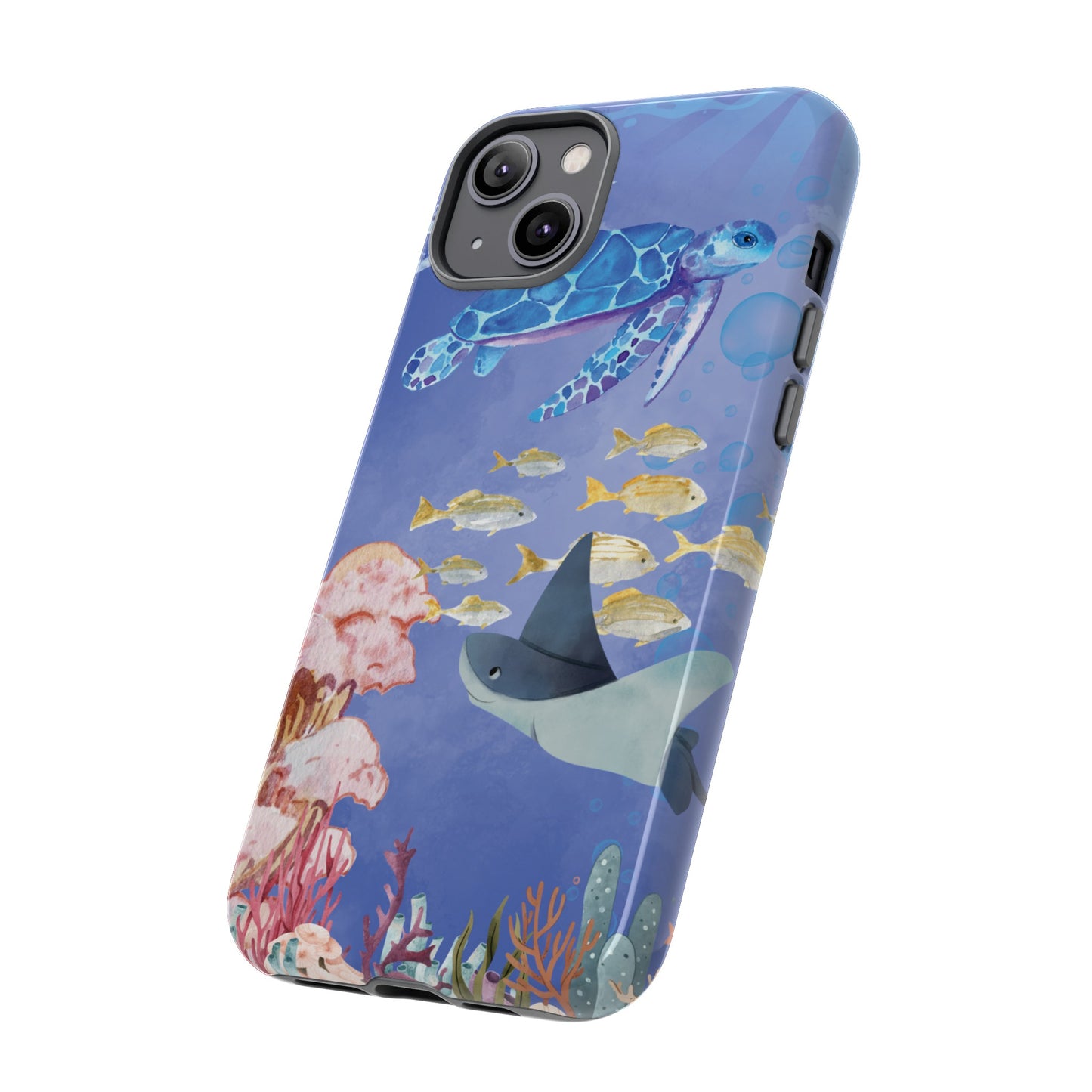 Underwater Scene Wallpaper Phone Case | iPhone 15 Plus/ Pro, 14, 13, 12| Google Pixel 7, Pro, 5| Samsung Galaxy S23 All Major Phone Models