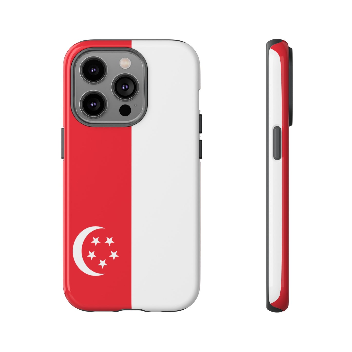 Singapore Flag Phone Case | iPhone 15 Plus/ Pro, 14, 13, 12| Google Pixel 7, Pro, 5| Samsung Galaxy S23 All Major Phone Models