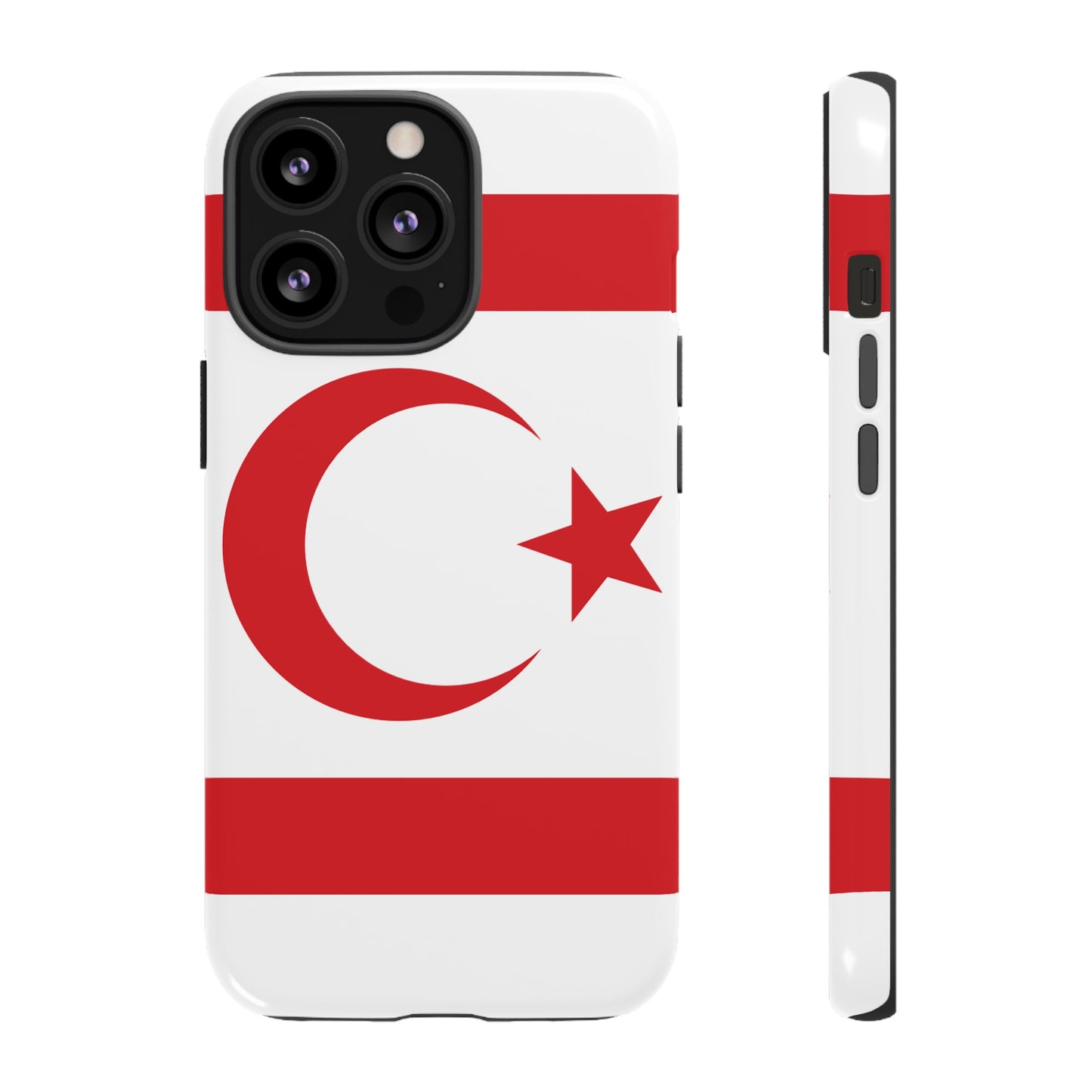 Northern Cyprus Flag Phone Case | iPhone 15 Plus/ Pro, 14, 13, 12| Google Pixel 7, Pro, 5| Samsung Galaxy S23 All Major Phone Models