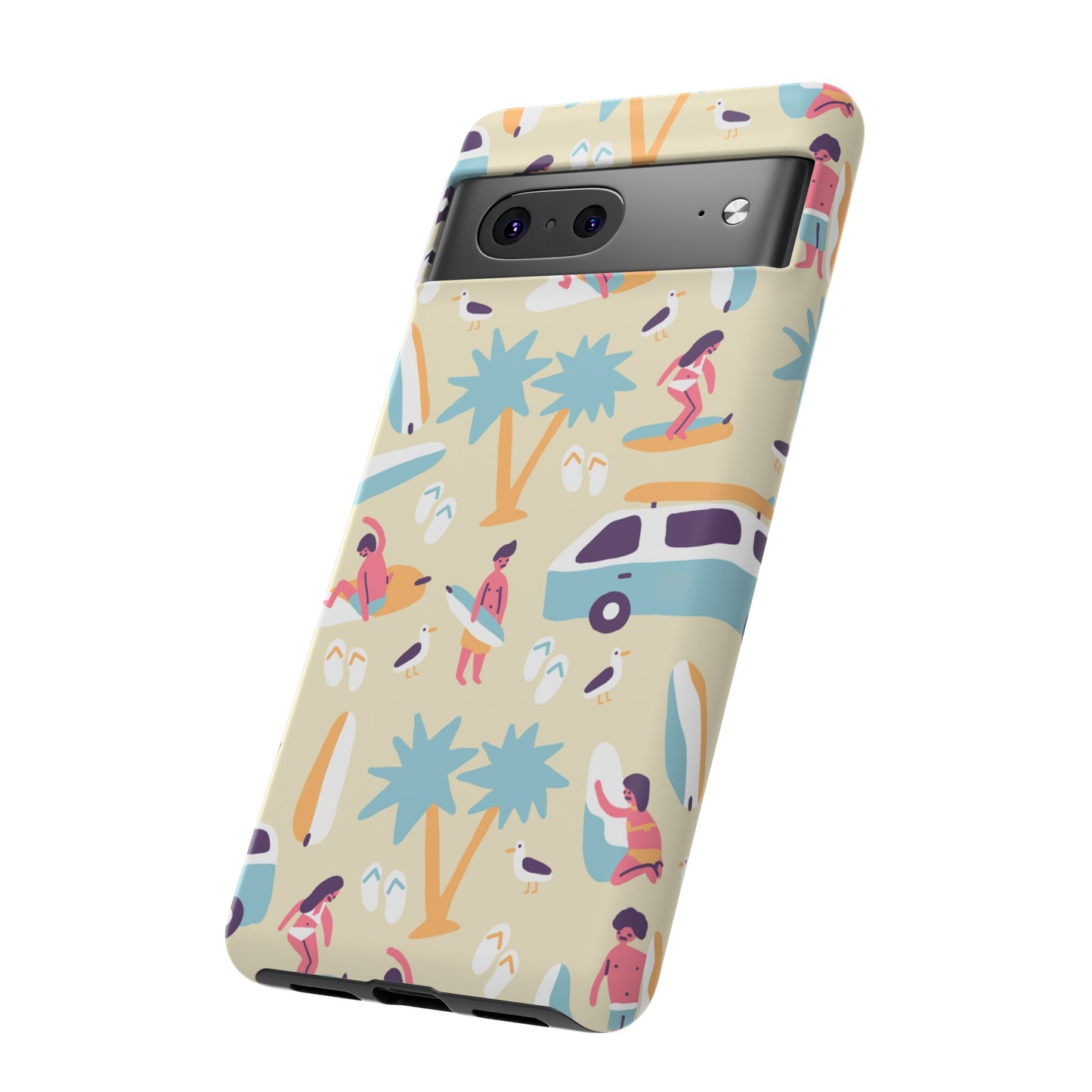 Surfers Wallpaper Phone Case | iPhone 15 Plus/ Pro, 14, 13, 12| Google Pixel 7, Pro, 5| Samsung Galaxy S23 All Major Phone Models