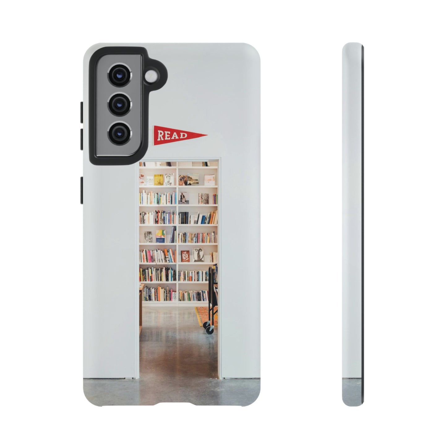 Peaceful Library Wallpaper Phone Case | iPhone 15 Plus/ Pro, 14, 13, 12| Google Pixel 7, Pro, 5| Samsung Galaxy S23 All Major Phone Models